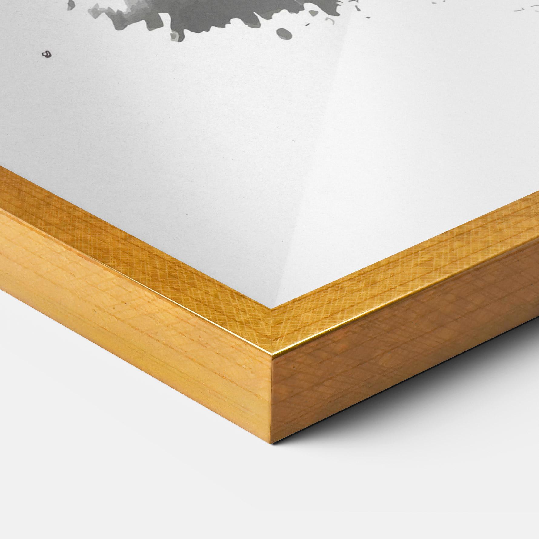 Gerahmte Poster Wonderful Tiger mockup 3