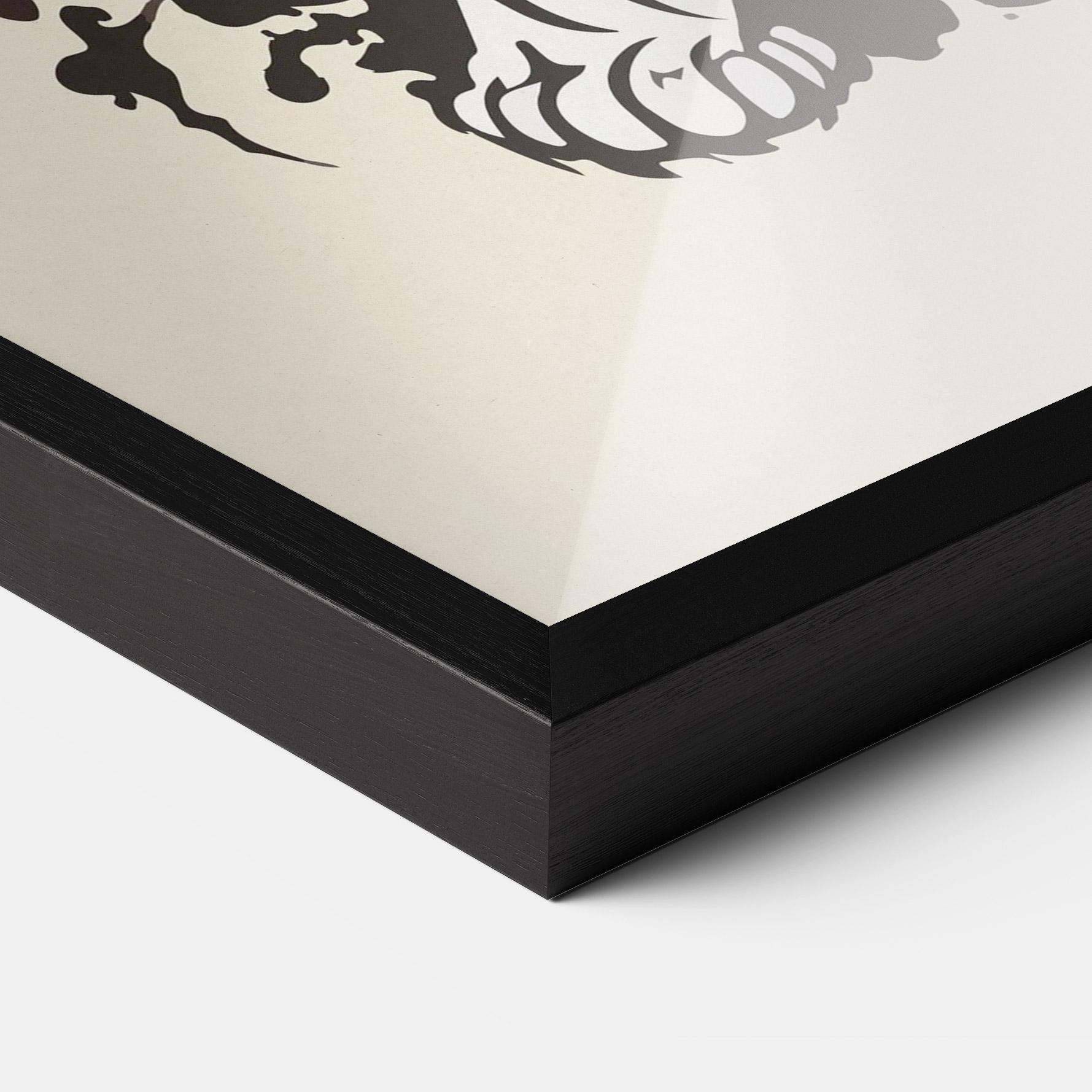 Gerahmte Poster Asiatic Tiger mockup 3