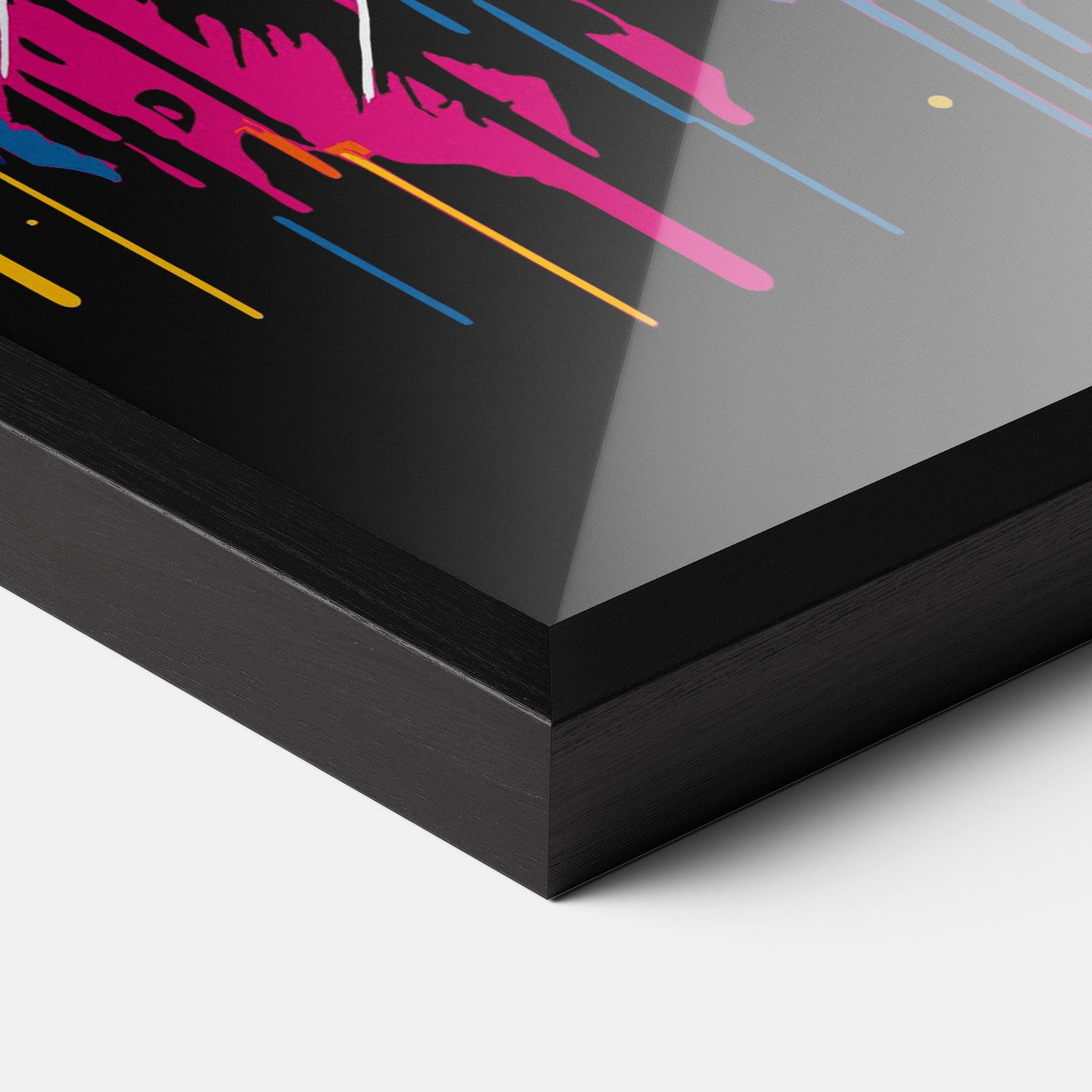 Gerahmte Poster Cool Tiger mockup 3