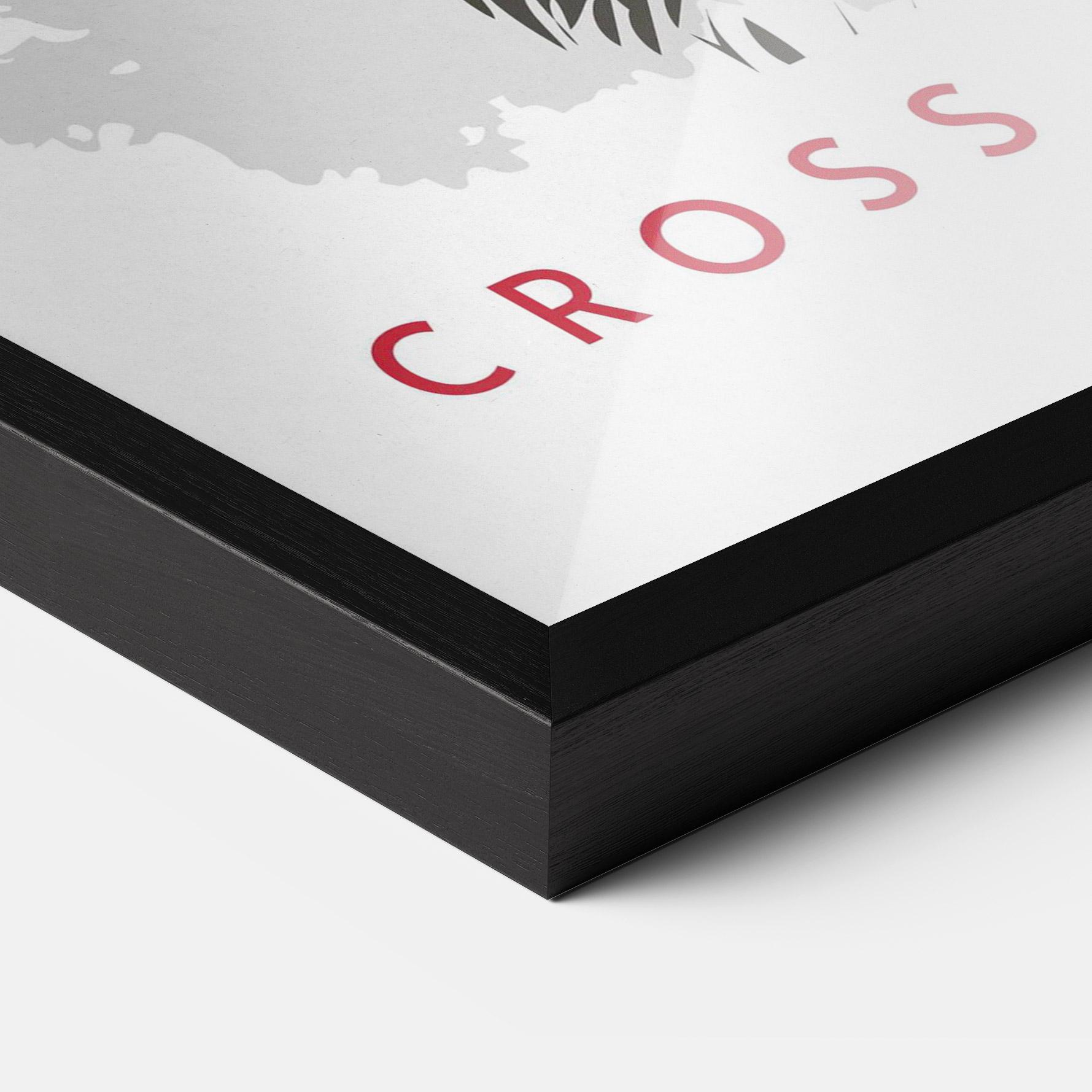 Gerahmte Poster Cross The Fear mockup 3