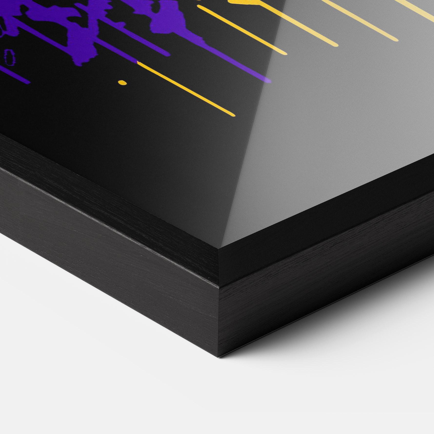 Gerahmte Poster Glasses Tiger mockup 3