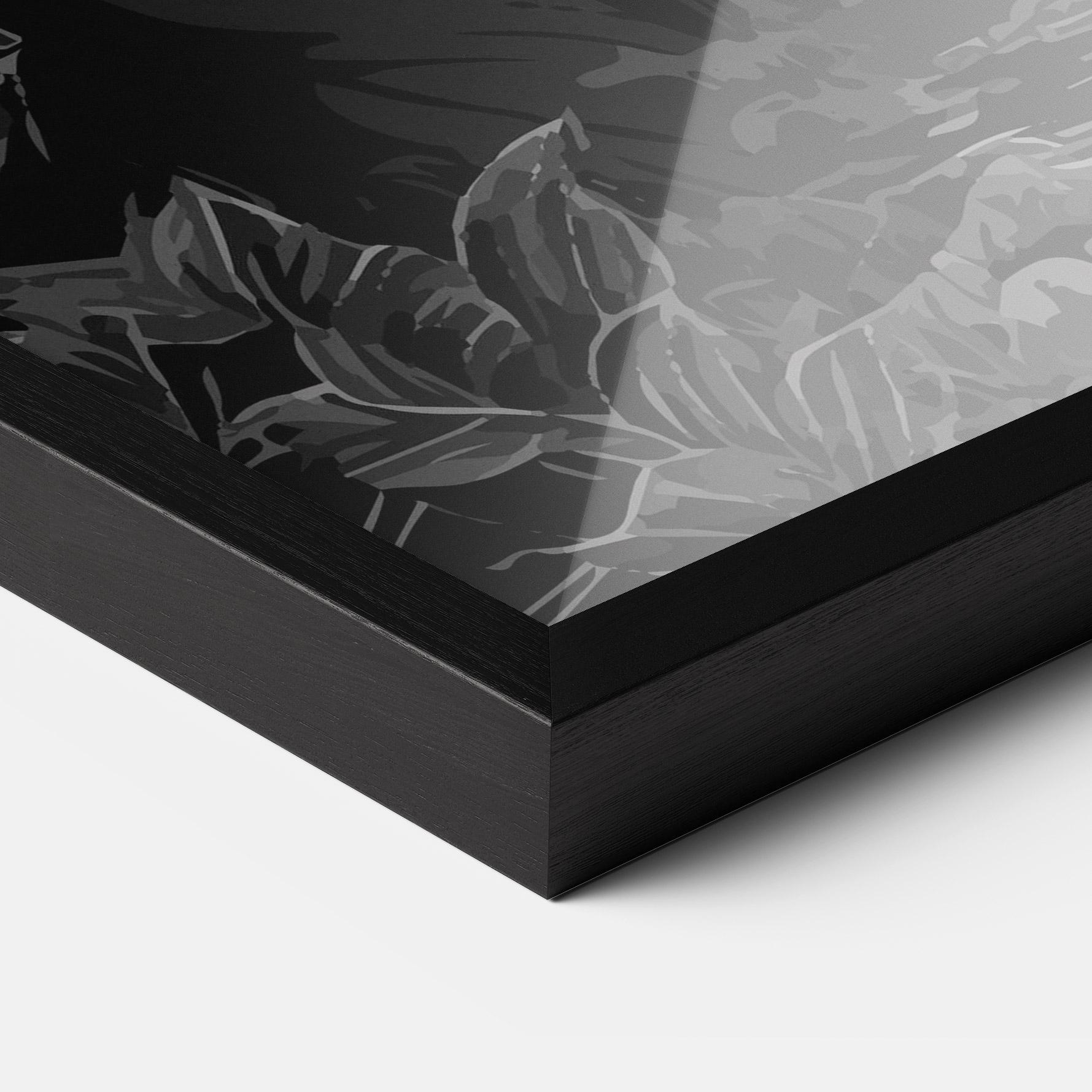 Gerahmte Poster Grey Tiger mockup 3