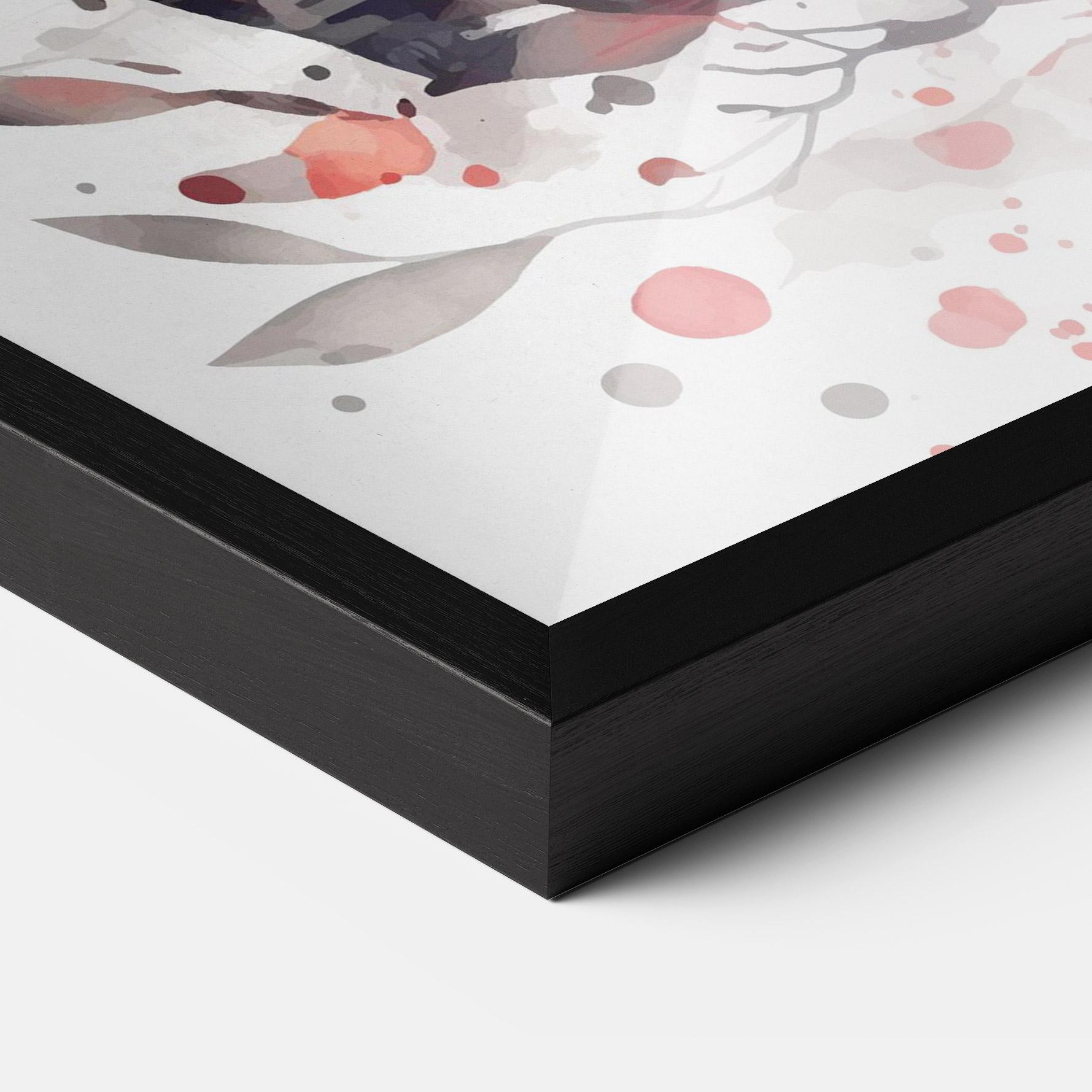 Gerahmte Poster Red Tiger mockup 3