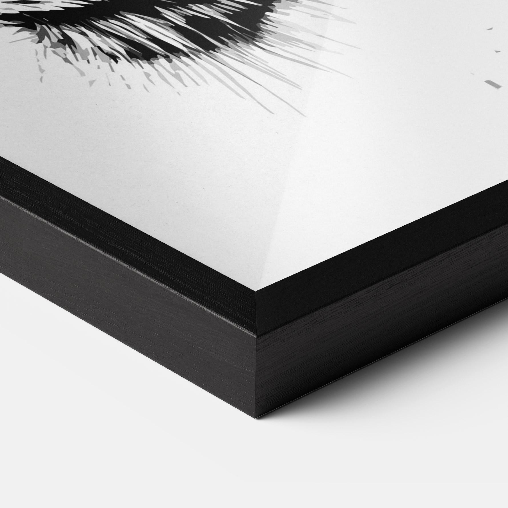 Gerahmte Poster Tiger Profile mockup 3