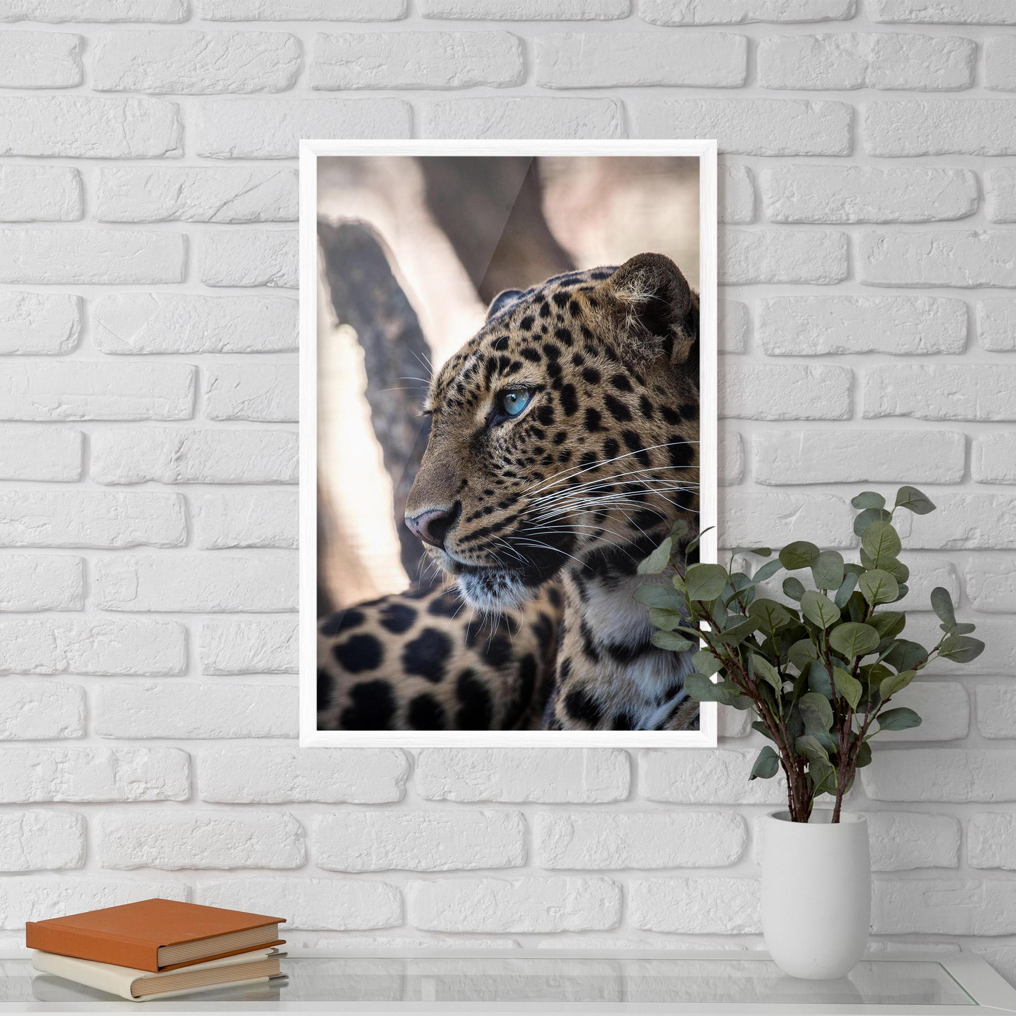 Gerahmte Poster Blue Tiger mockup 5