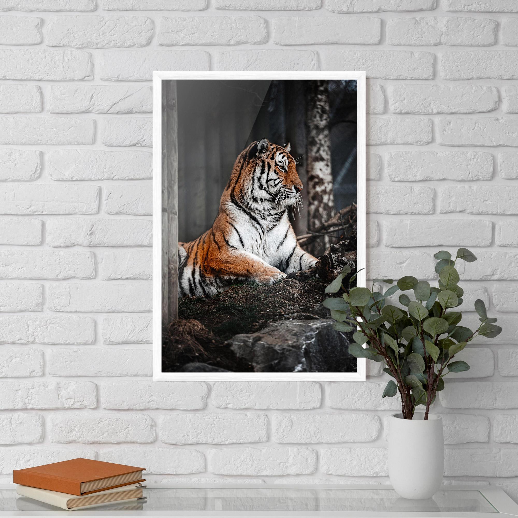 Gerahmte Poster Forest Tiger mockup 5