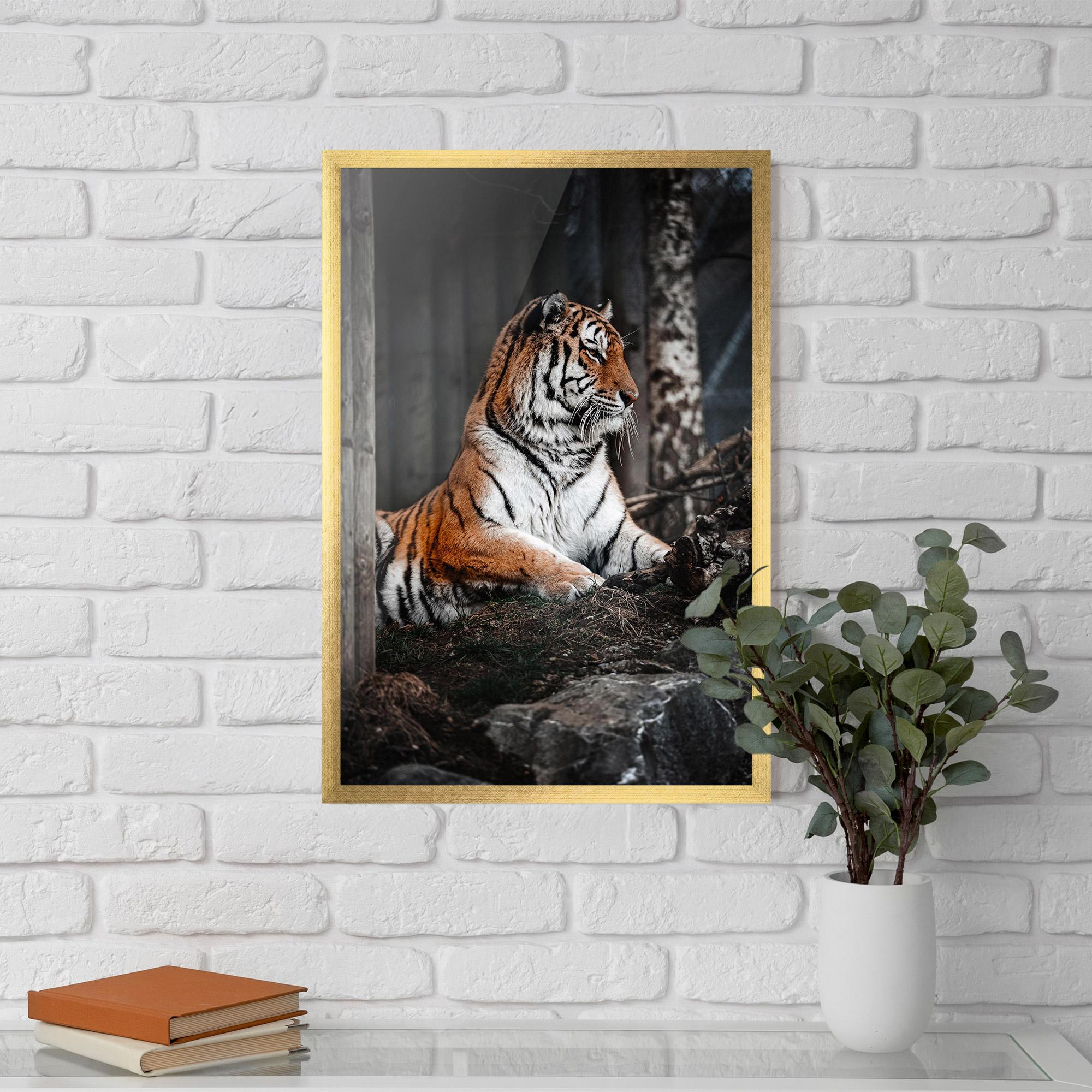 Gerahmte Poster Forest Tiger mockup 5