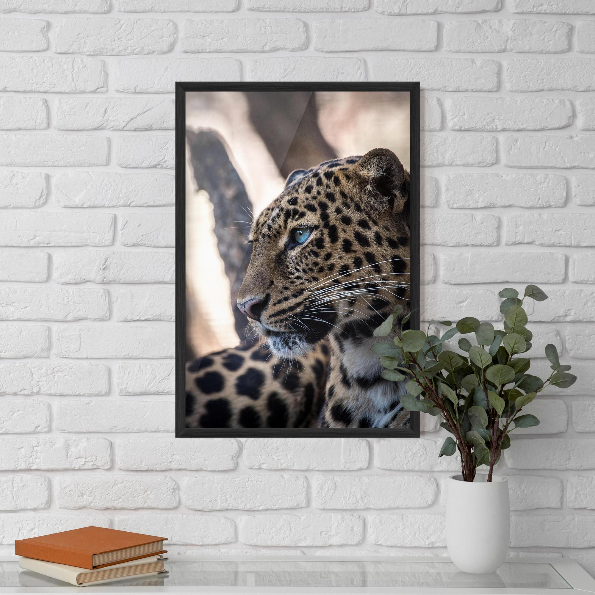 Gerahmte Poster Blue Tiger mockup 5