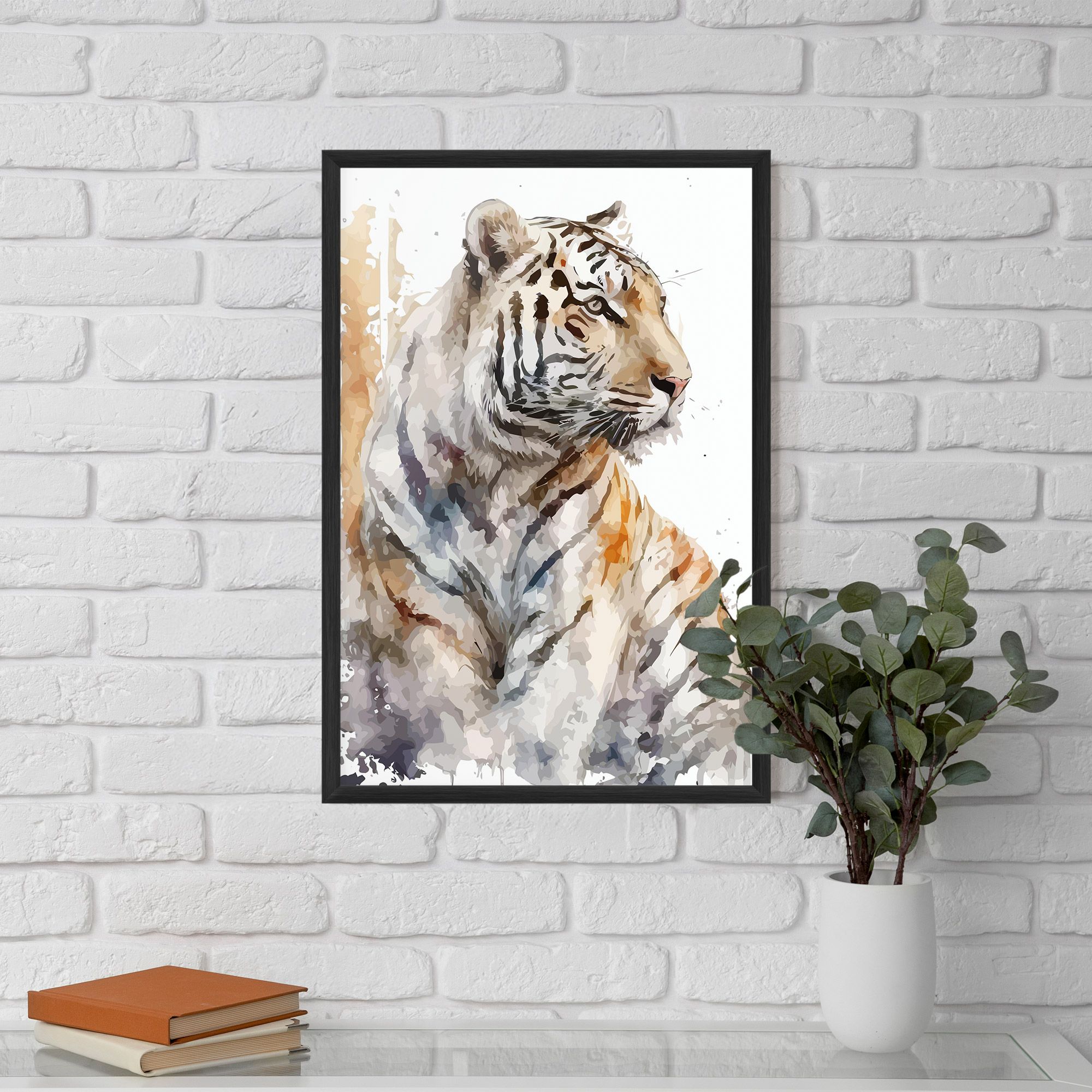 White Tiger Art mockup 5
