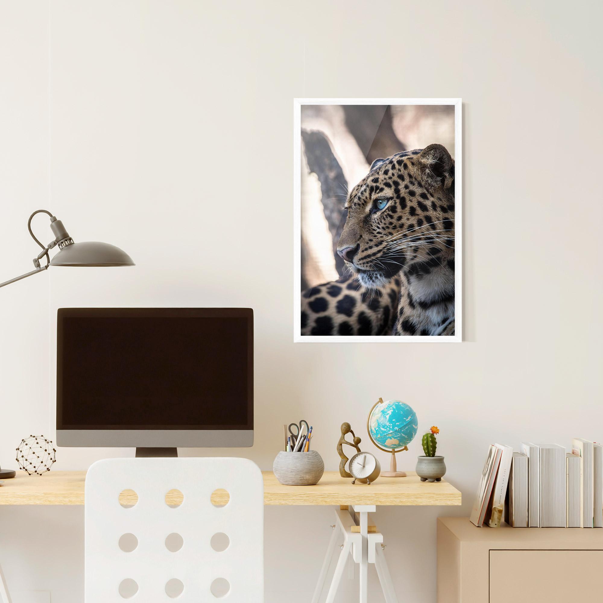 Gerahmte Poster Blue Tiger mockup 6
