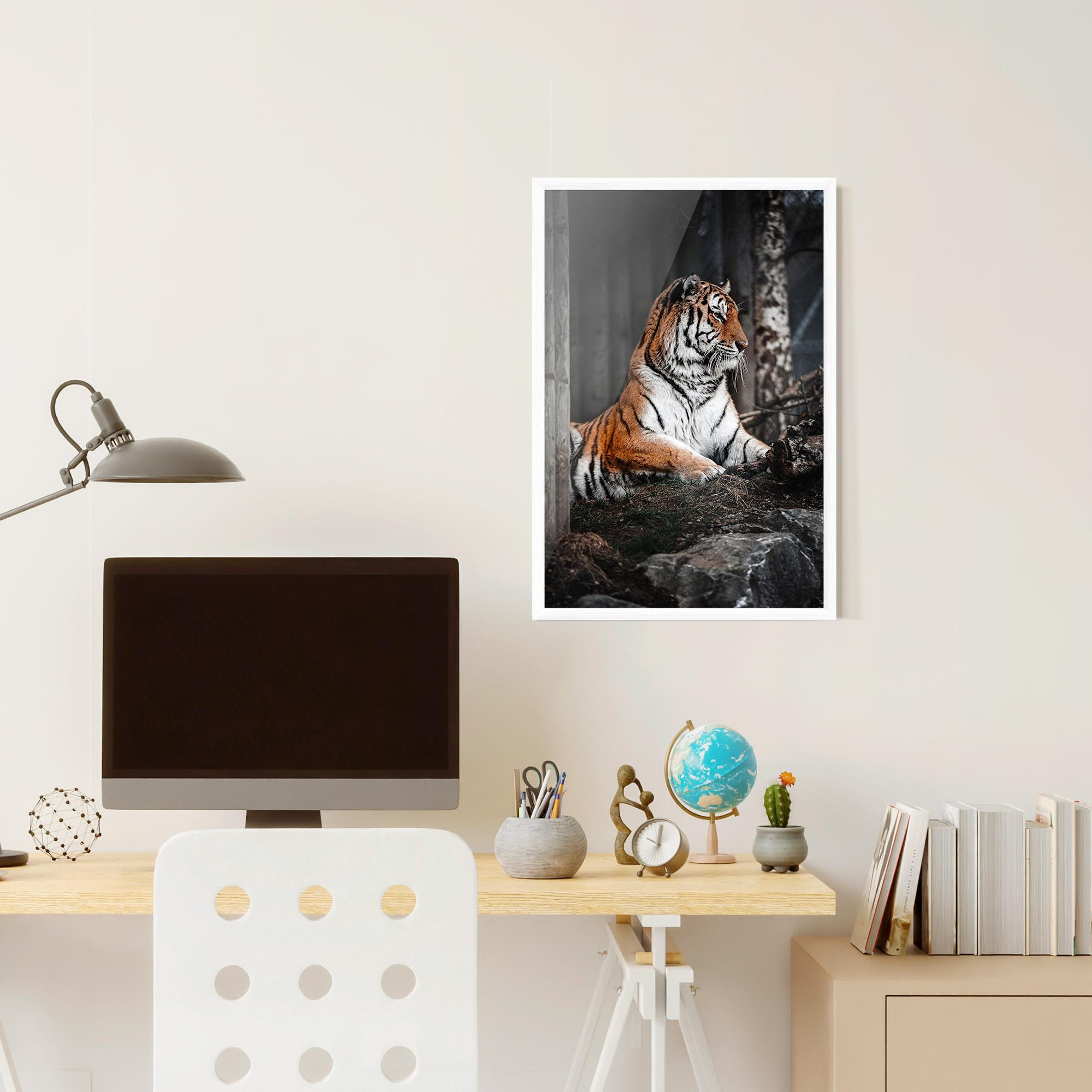 Gerahmte Poster Forest Tiger mockup 6