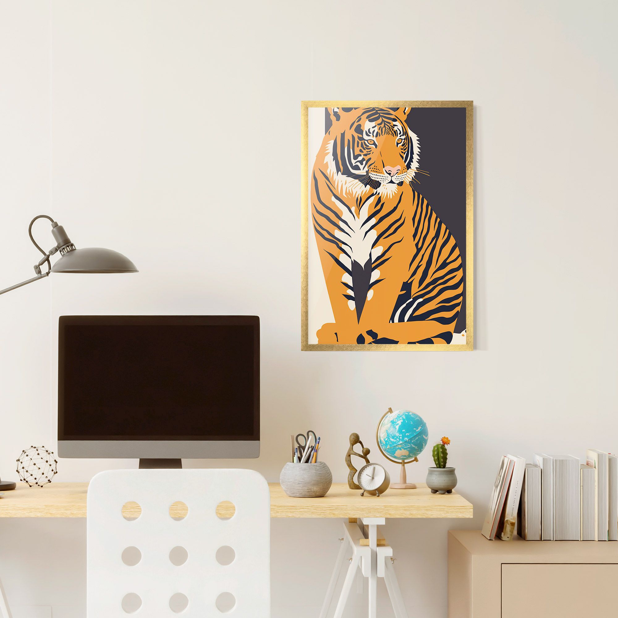 Orange Tiger mockup 6