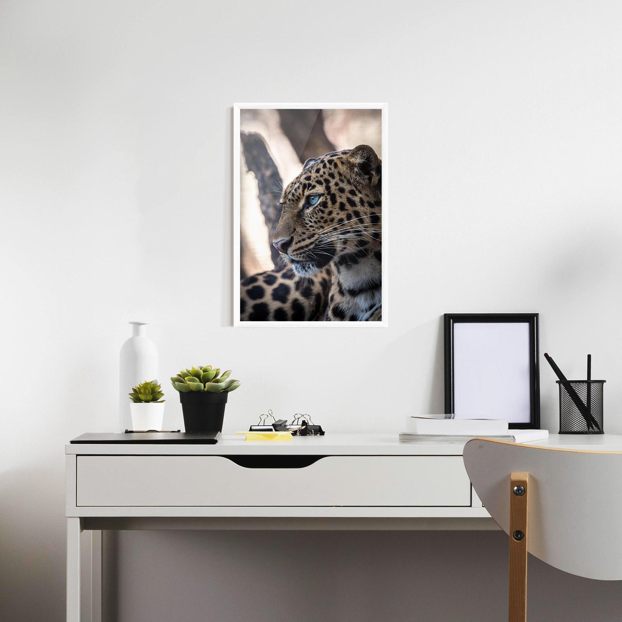 Gerahmte Poster Blue Tiger mockup 7