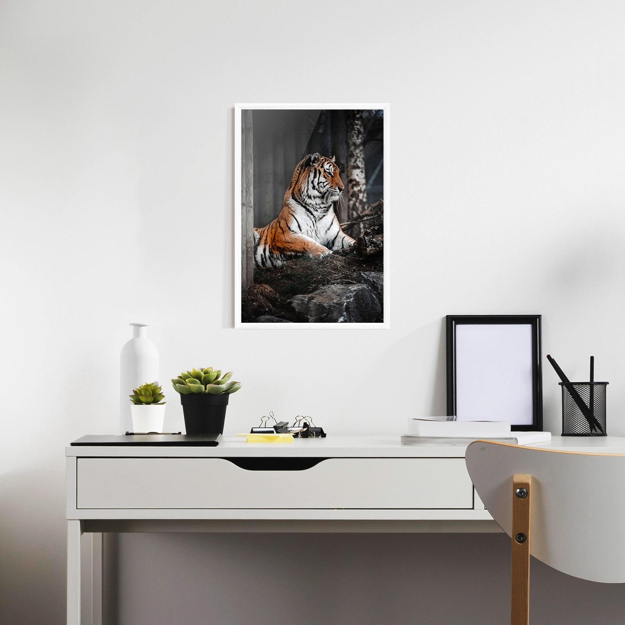 Gerahmte Poster Forest Tiger mockup 7