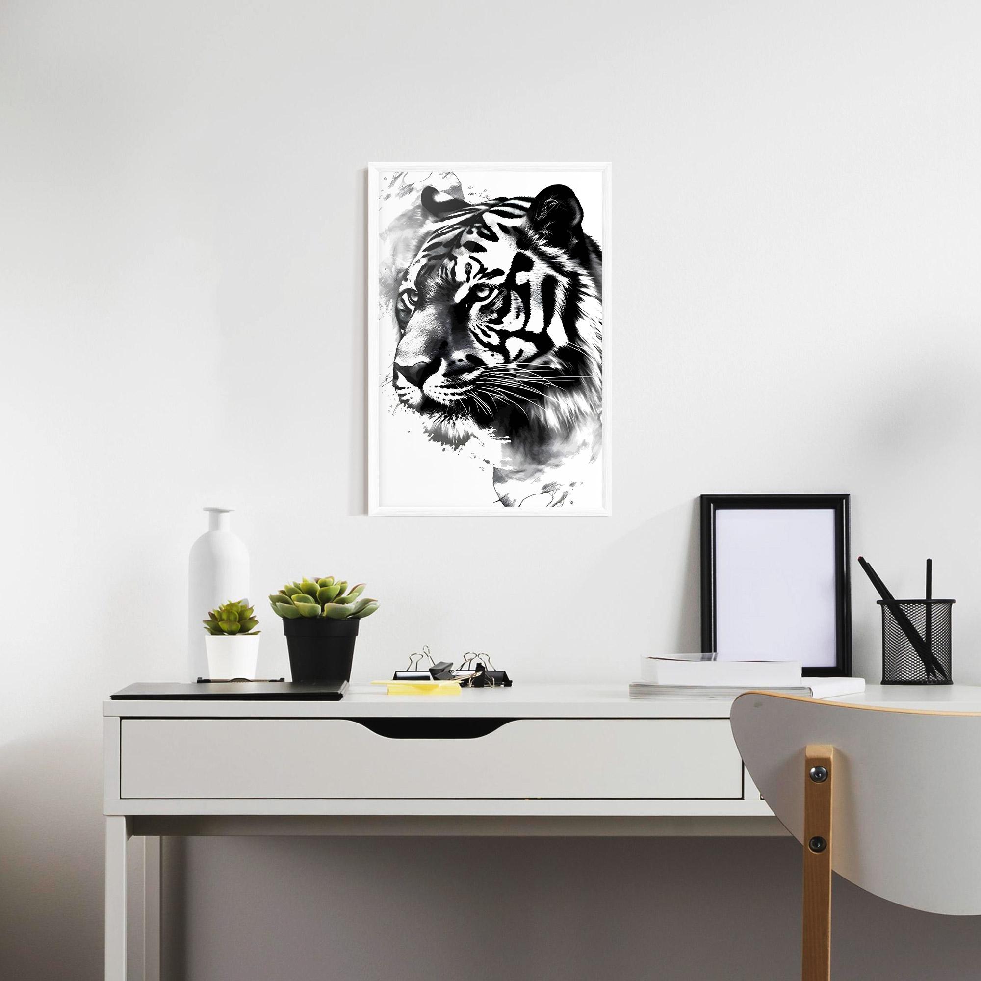 Gerahmte Poster Wonderful Tiger mockup 7