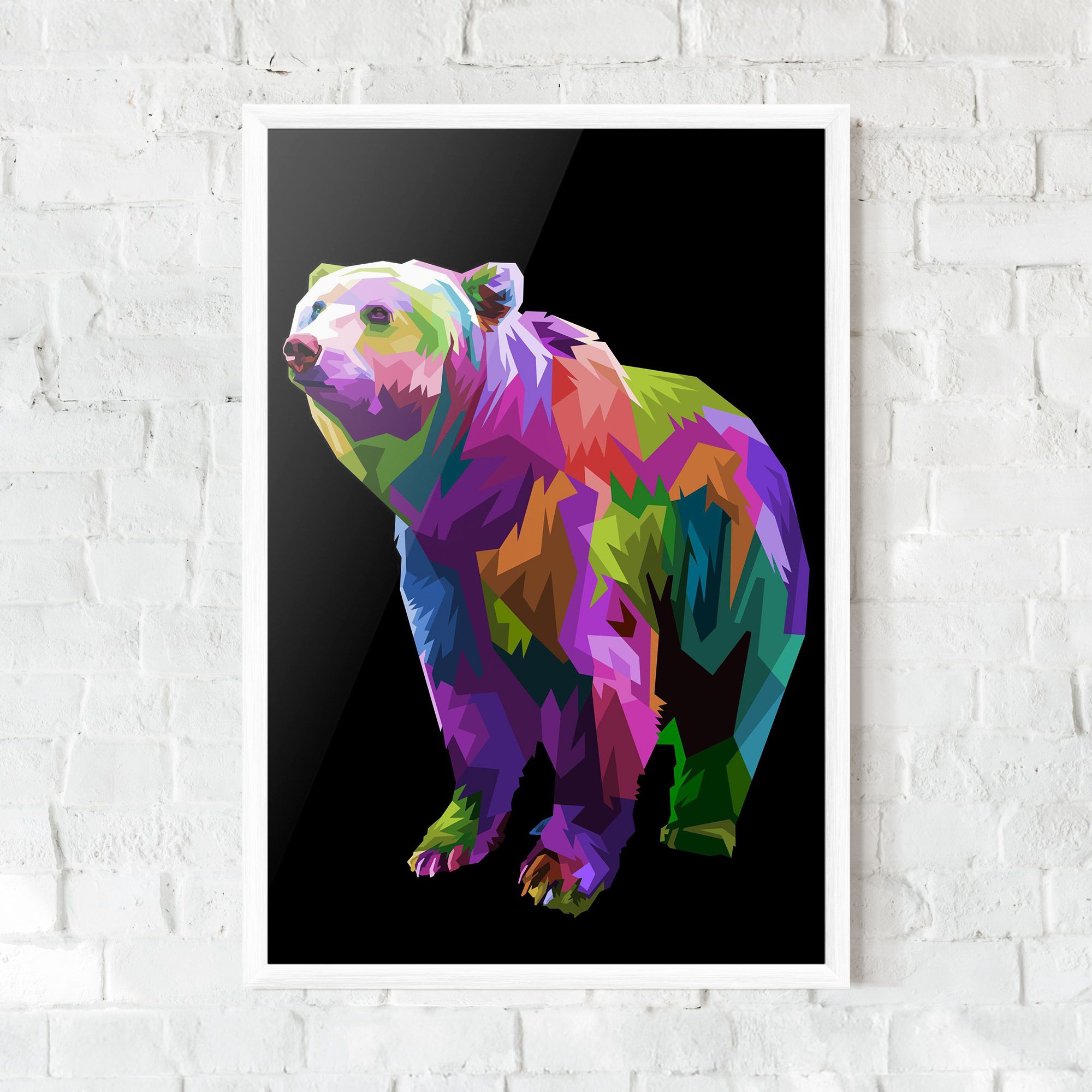 Colorful Icebear mockup 0