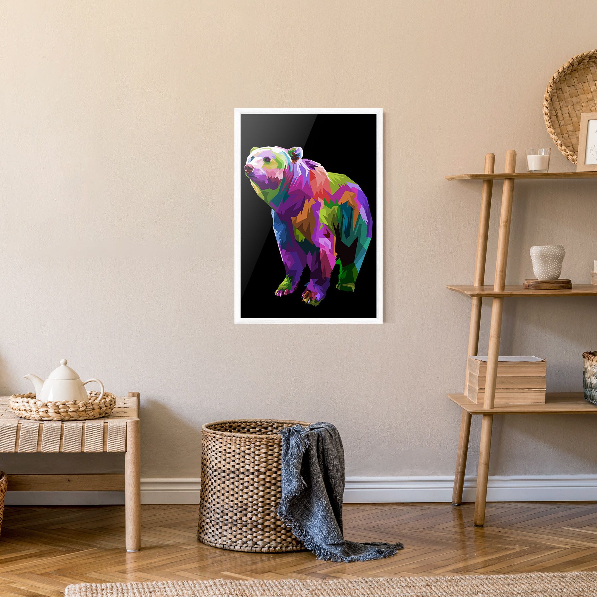 Colorful Icebear mockup 9