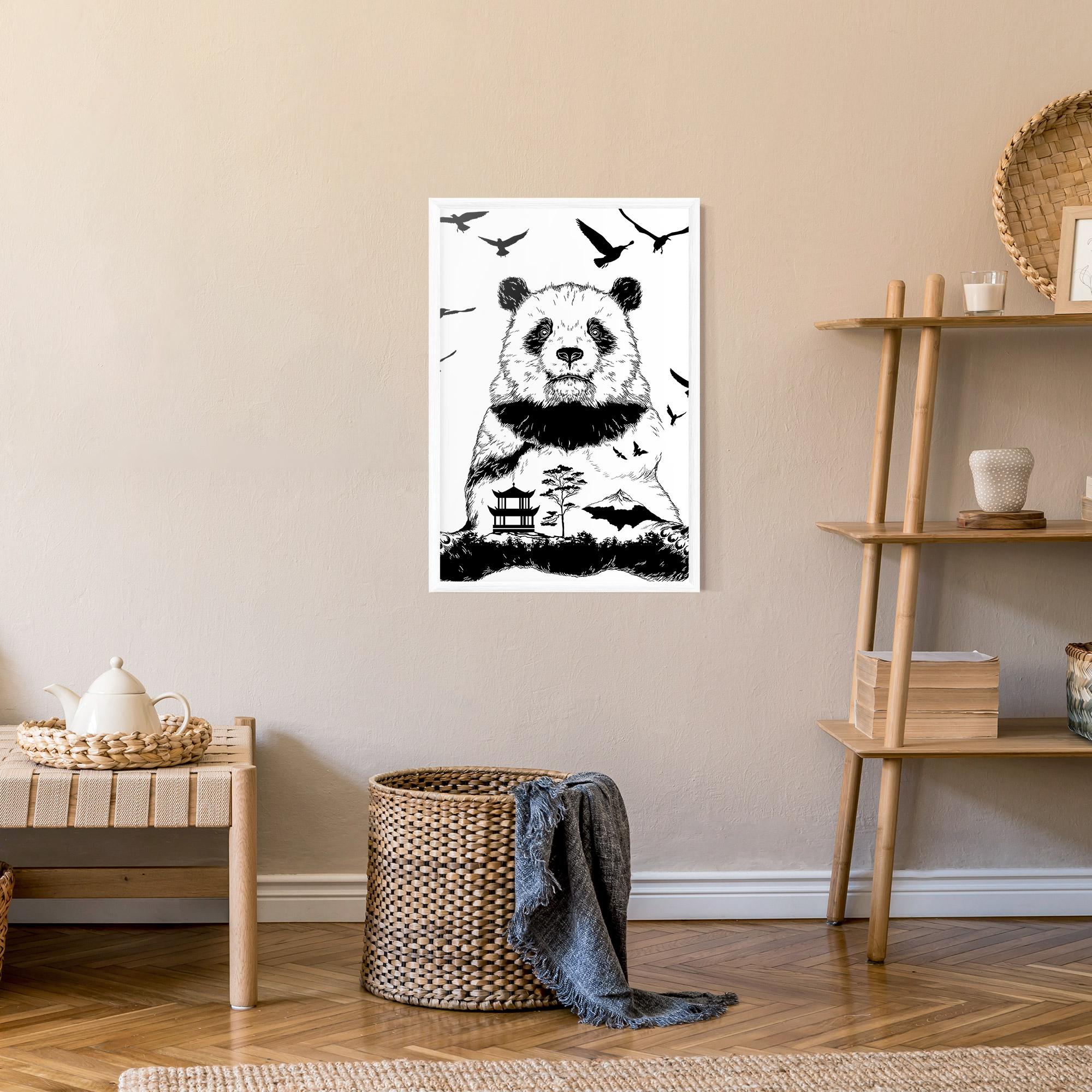 Gerahmte Poster Panda Bear mockup 9