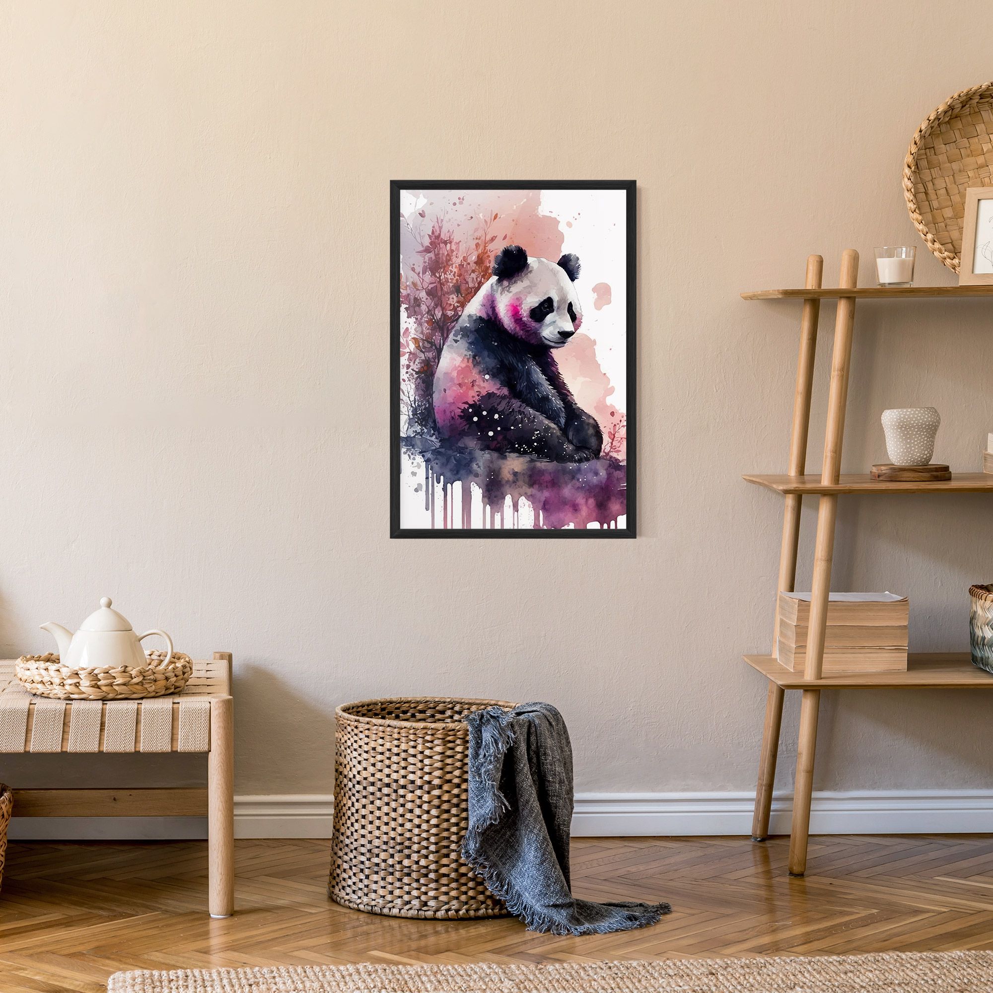 Purple Panda Art mockup 9