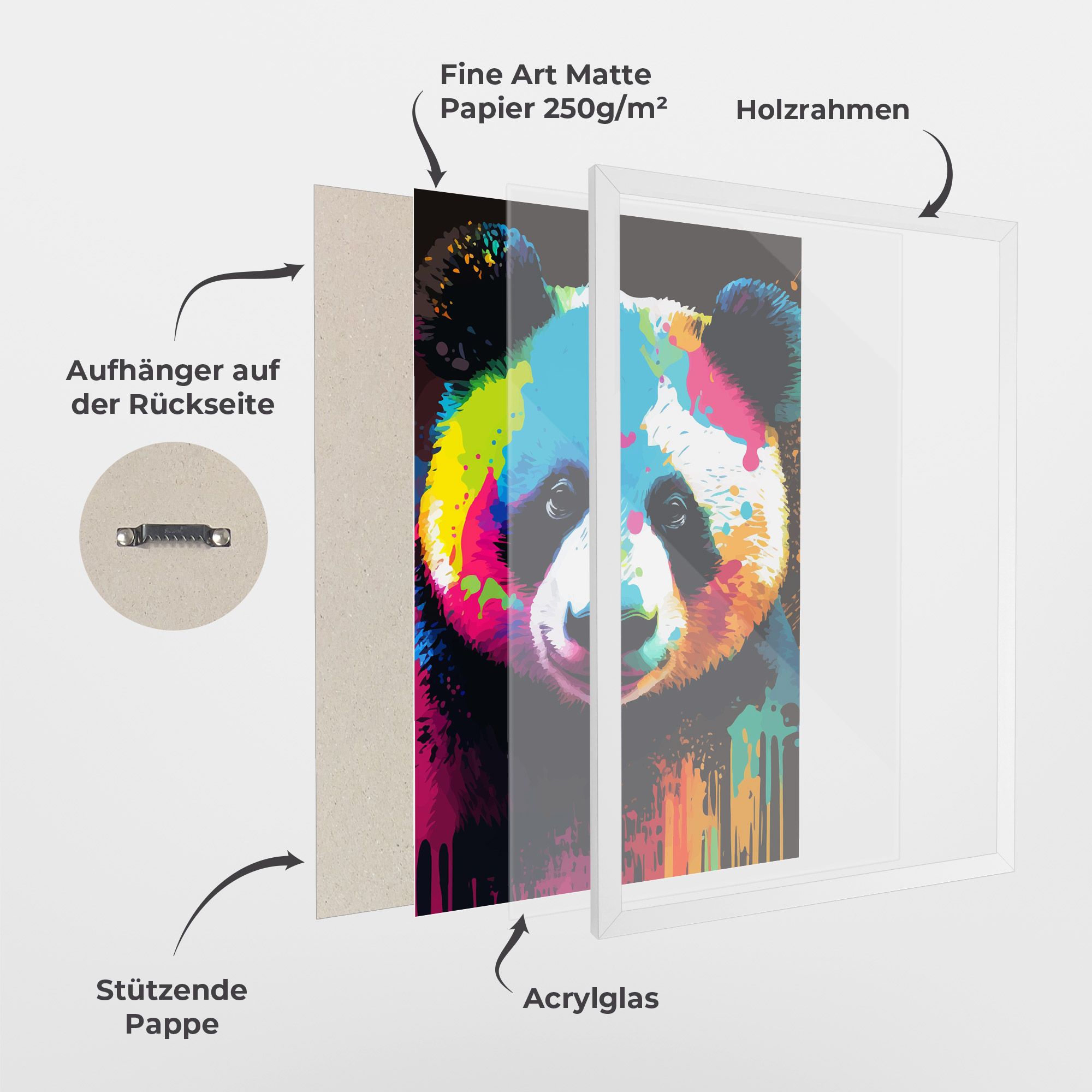 Panda Color Art mockup 1