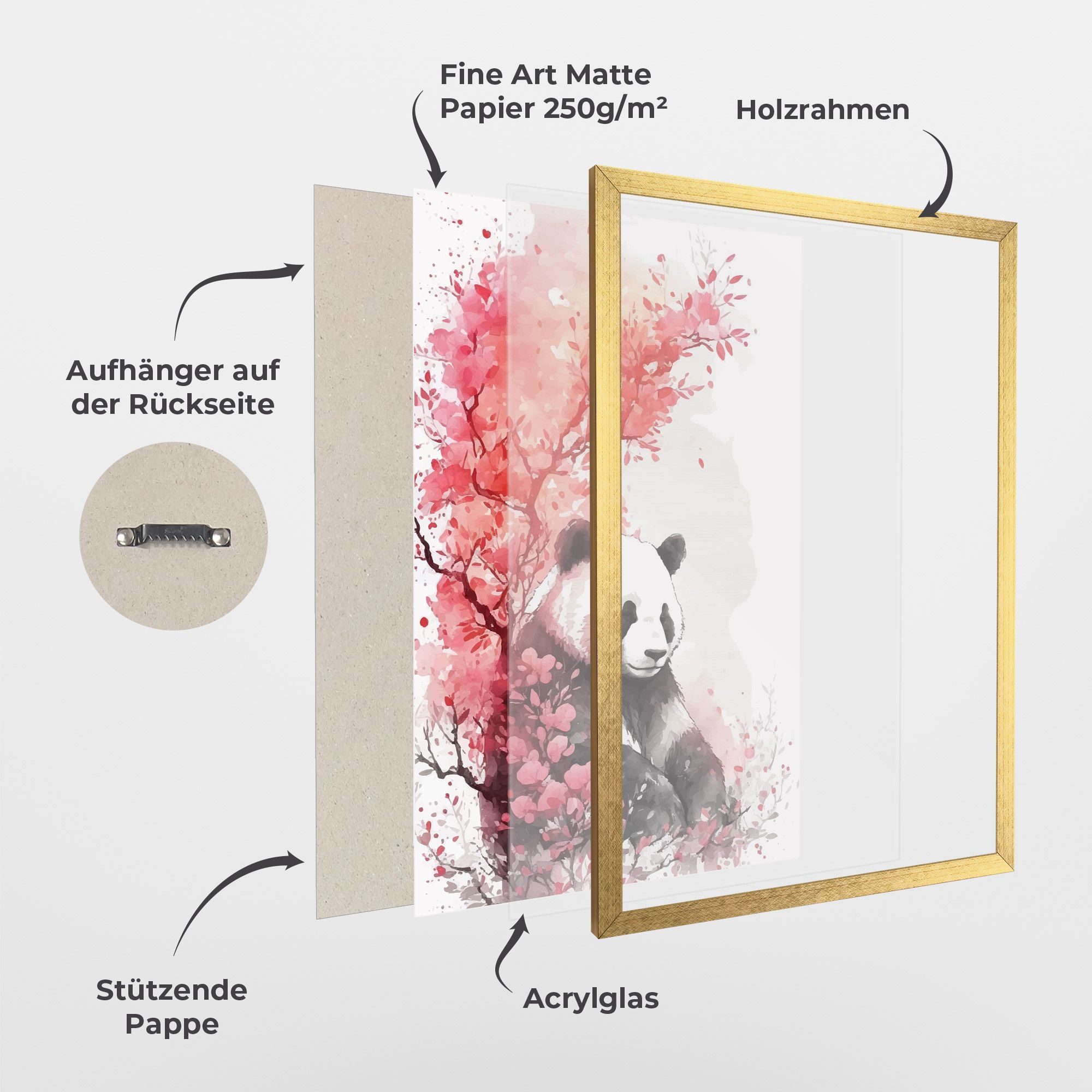 Pink Flower Panda mockup 1