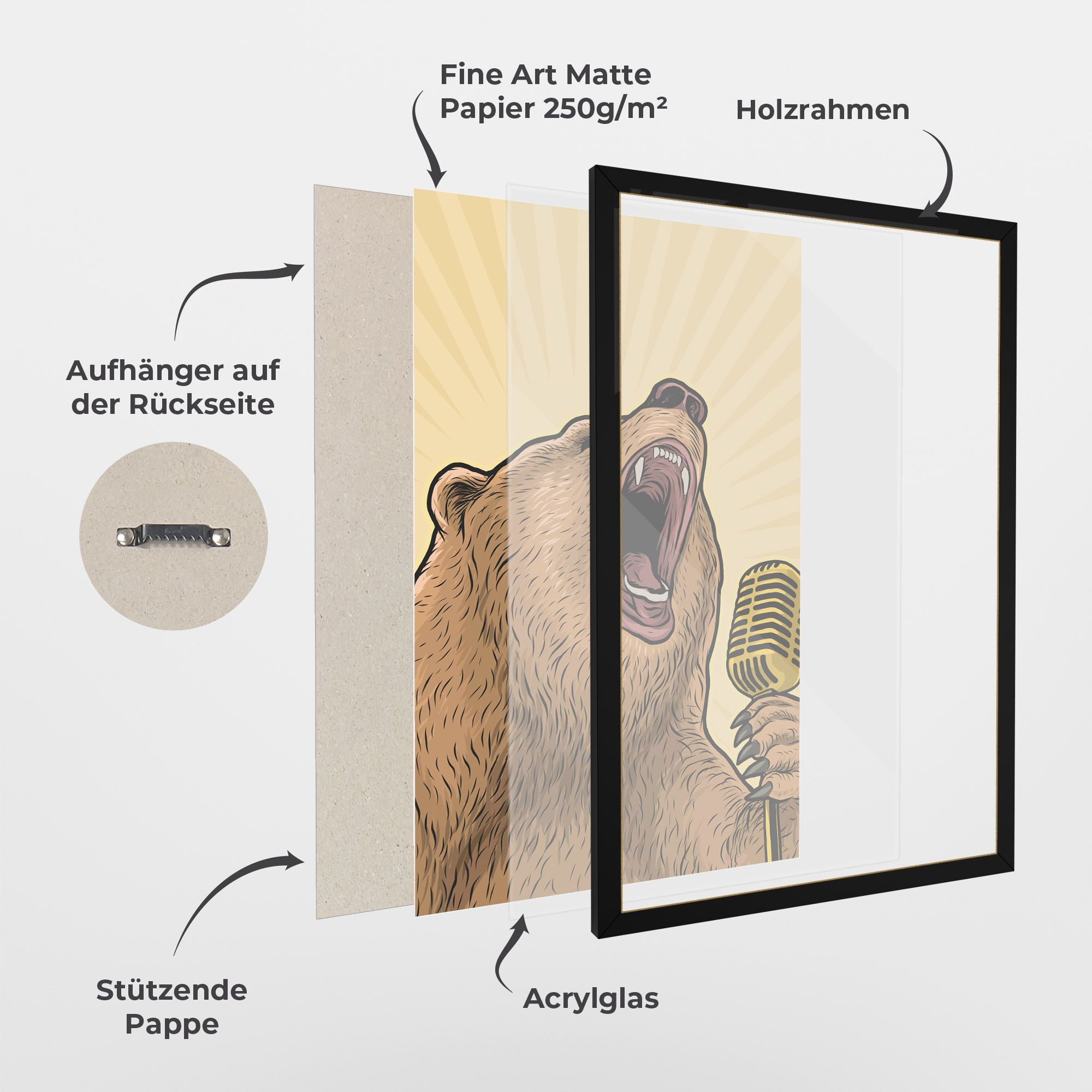 Bear Singing mockup 1