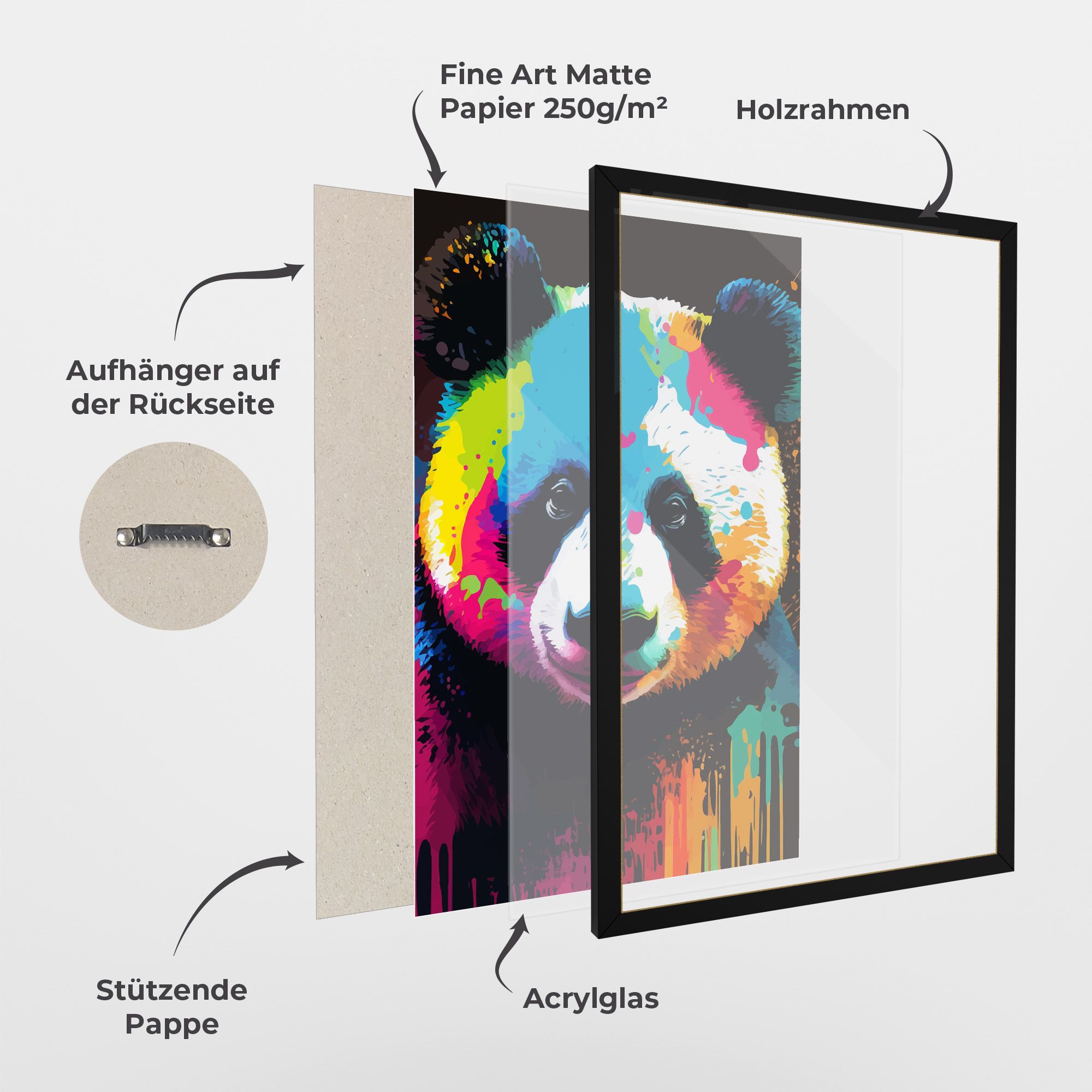 Panda Color Art mockup 1