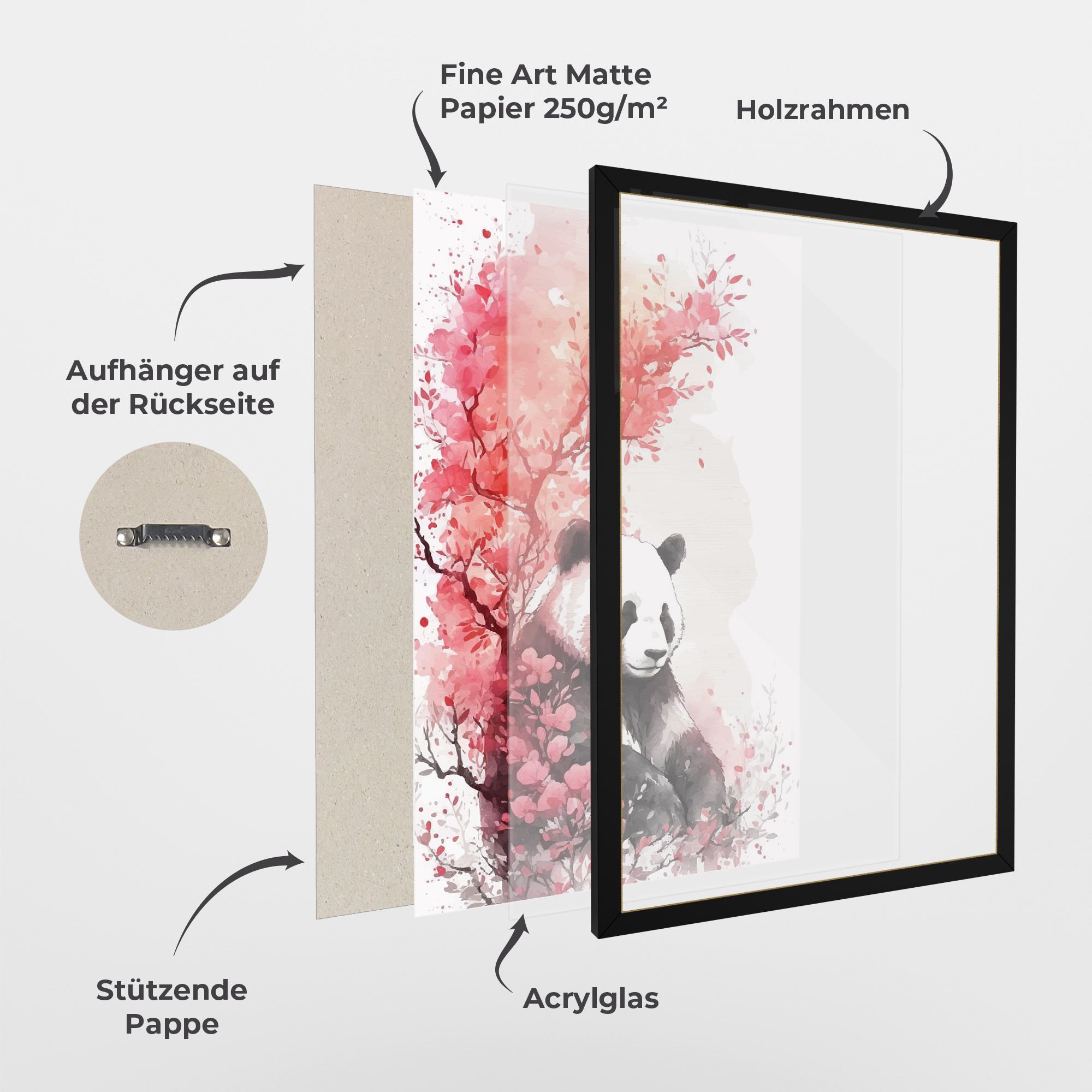 Pink Flower Panda mockup 1