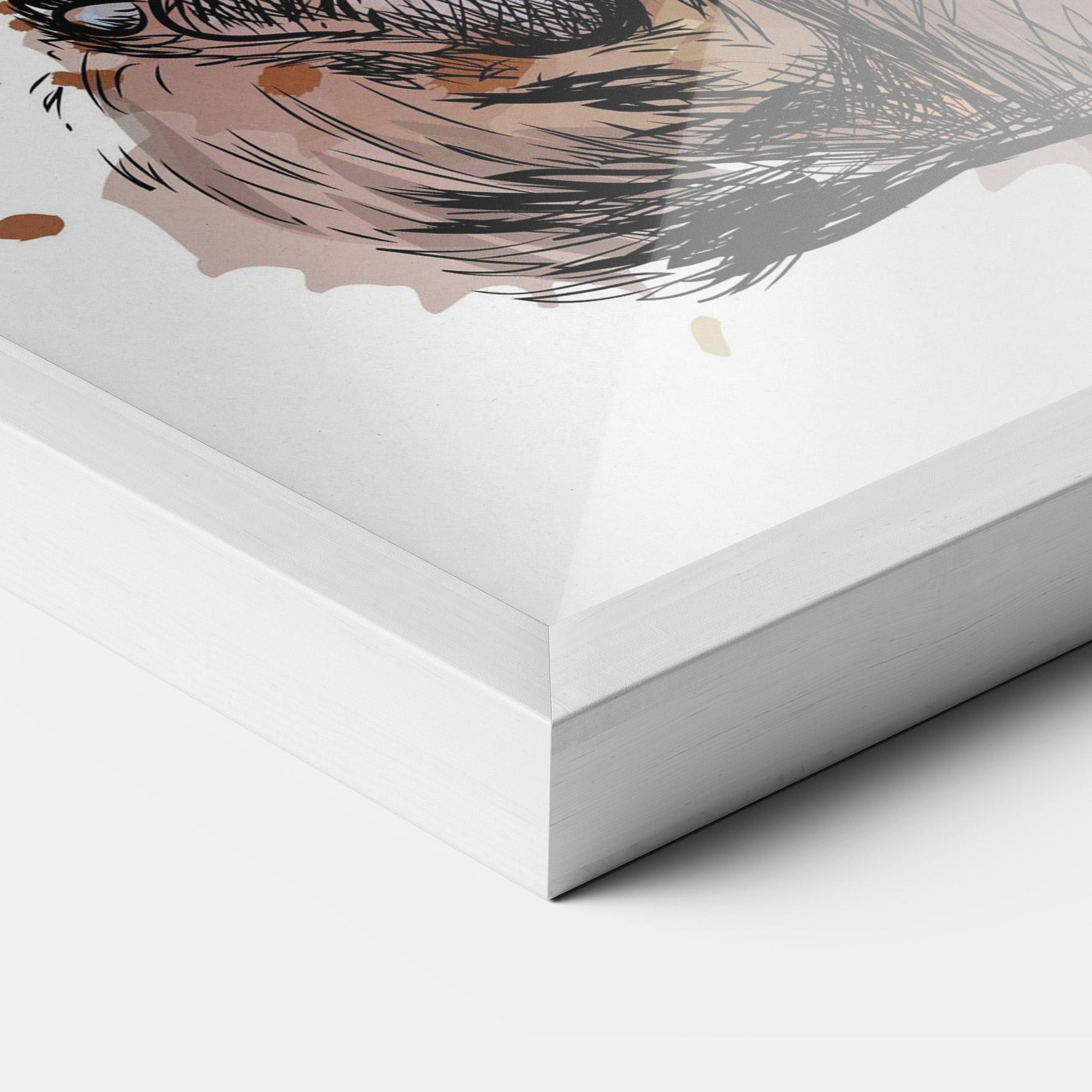 Gerahmte Poster Butterfly Bear mockup 3