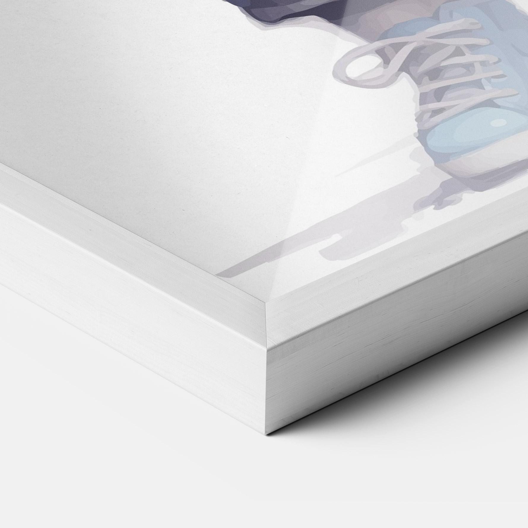 Gerahmte Poster Glasses Bear mockup 3