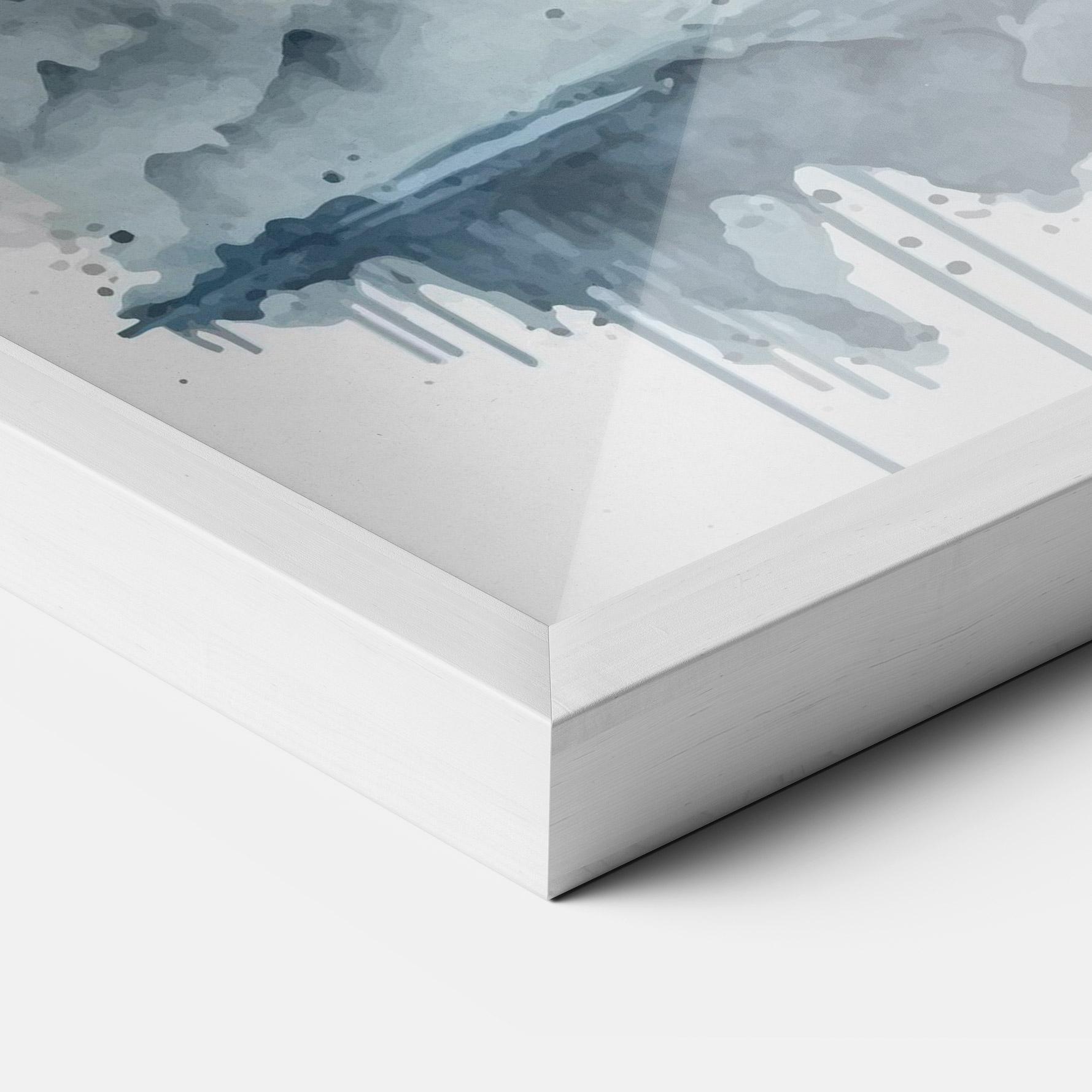 Gerahmte Poster Panda Art mockup 3