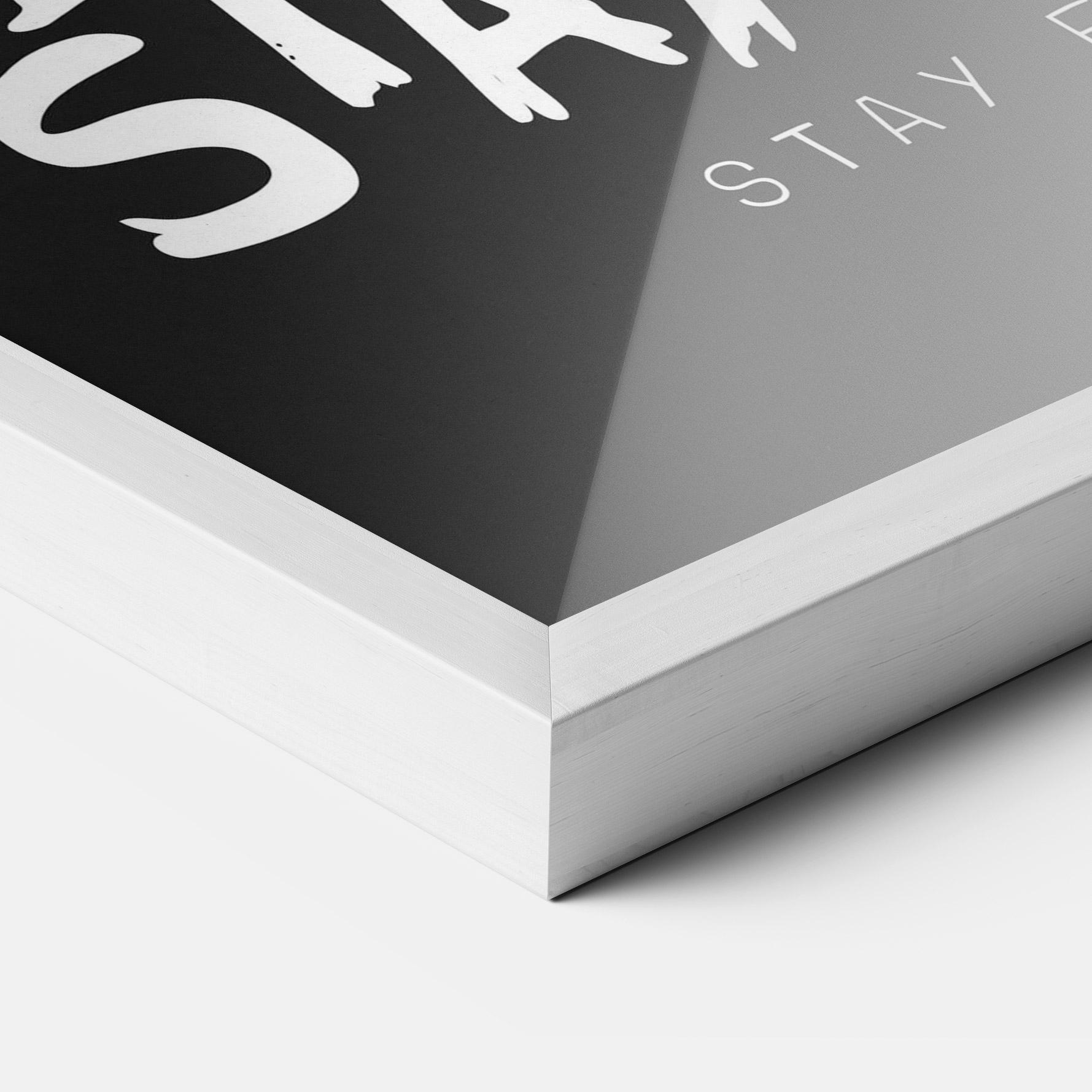 Gerahmte Poster Stay High mockup 3