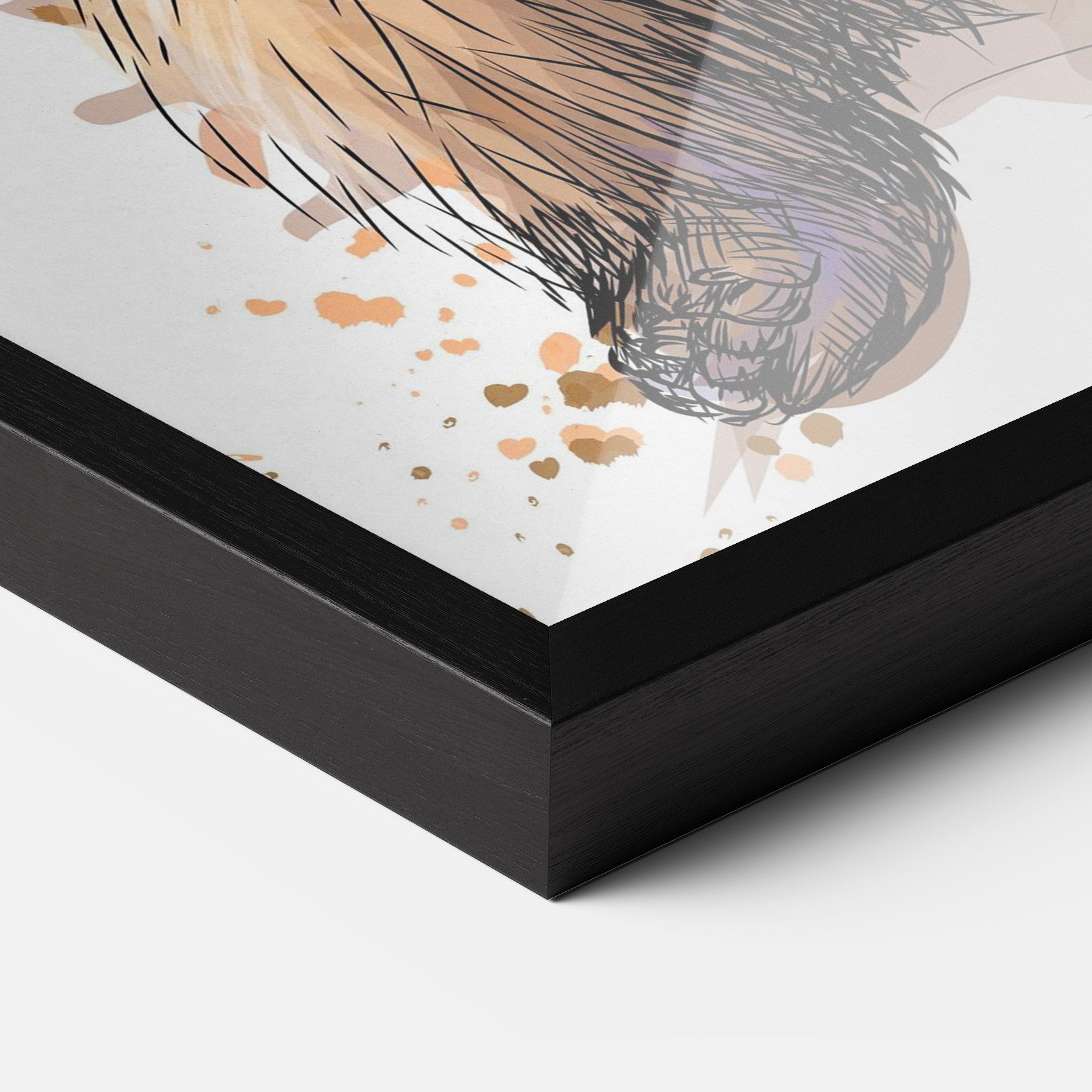 Brown Purple Bear mockup 3