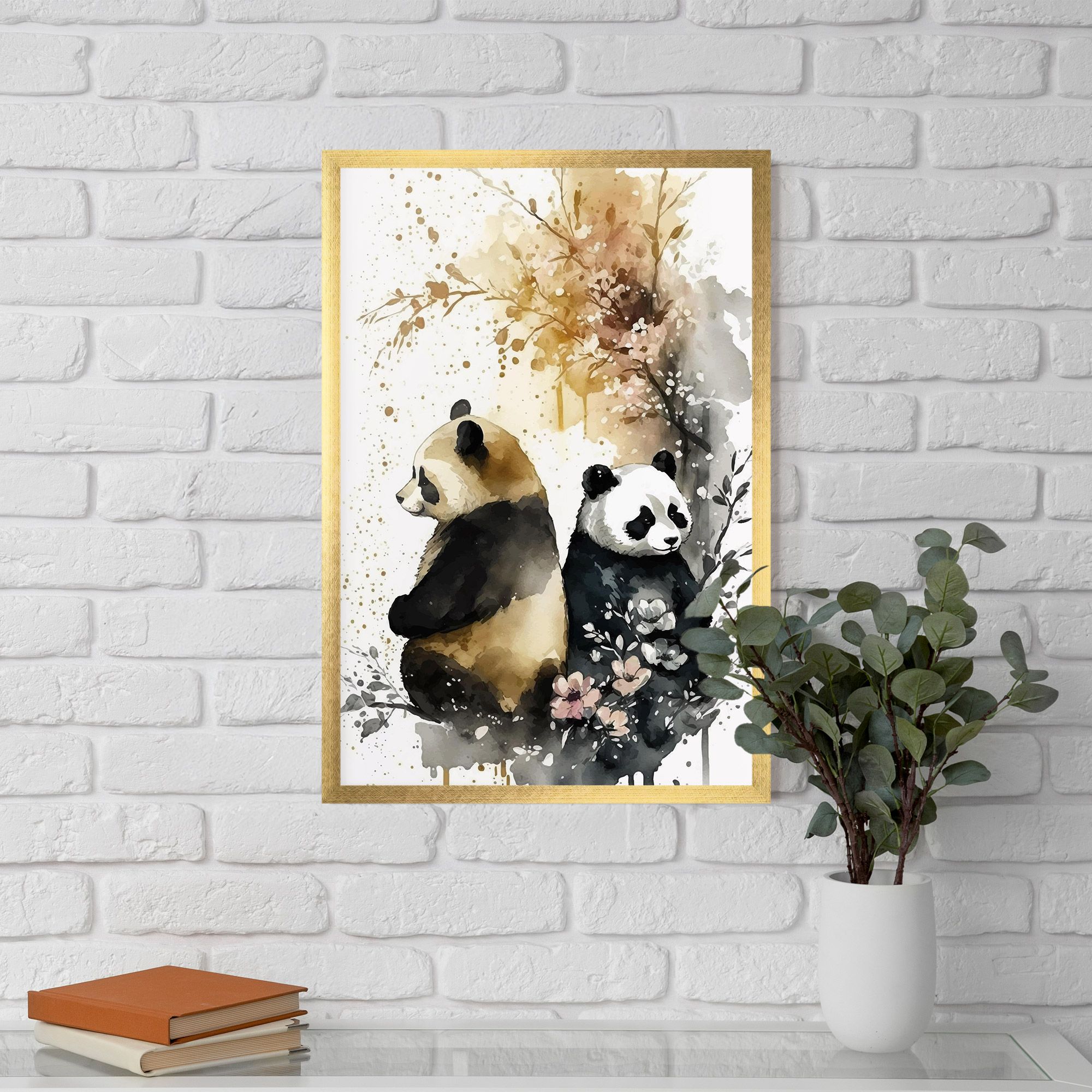 Gold Panda Art mockup 5