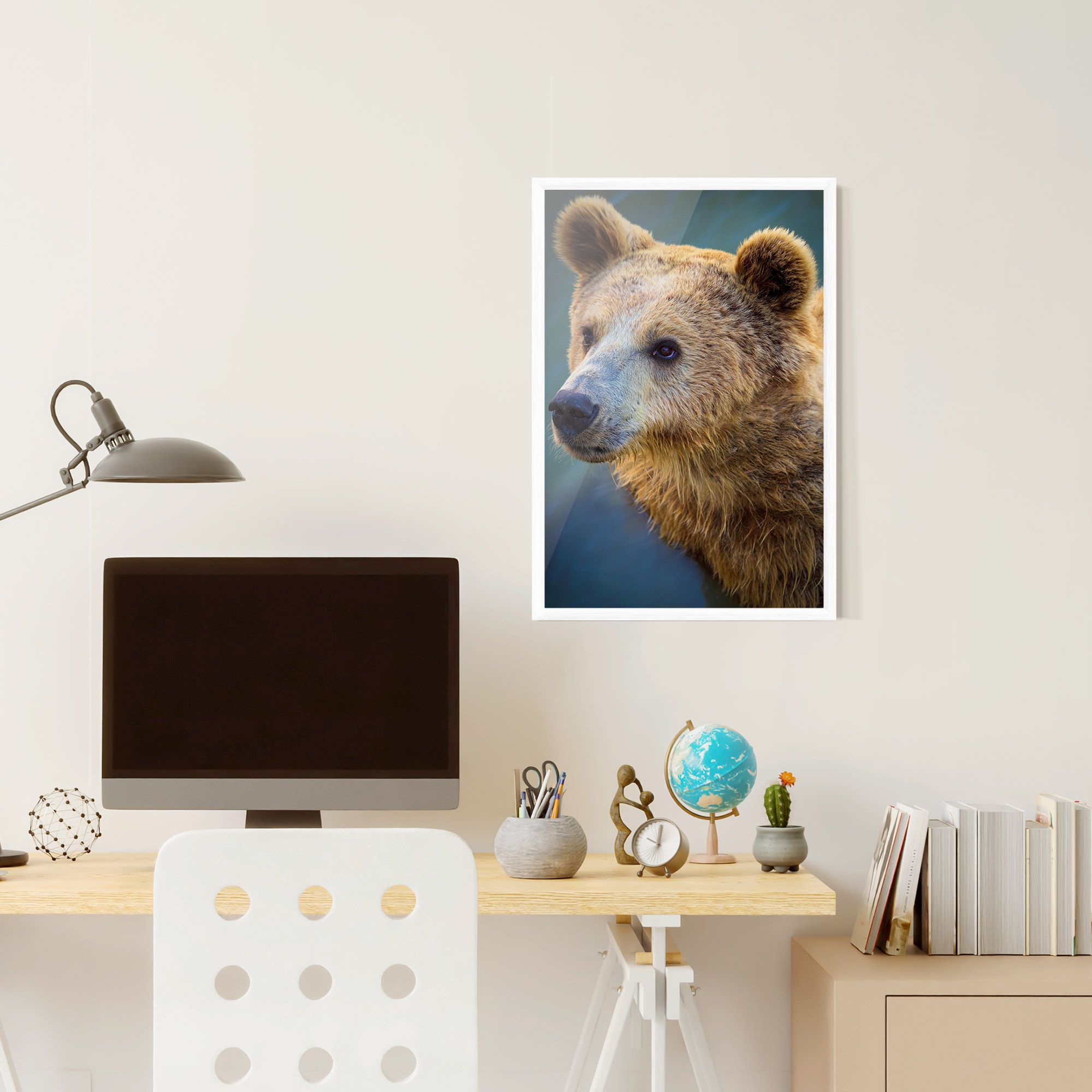 Bear Head mockup 6