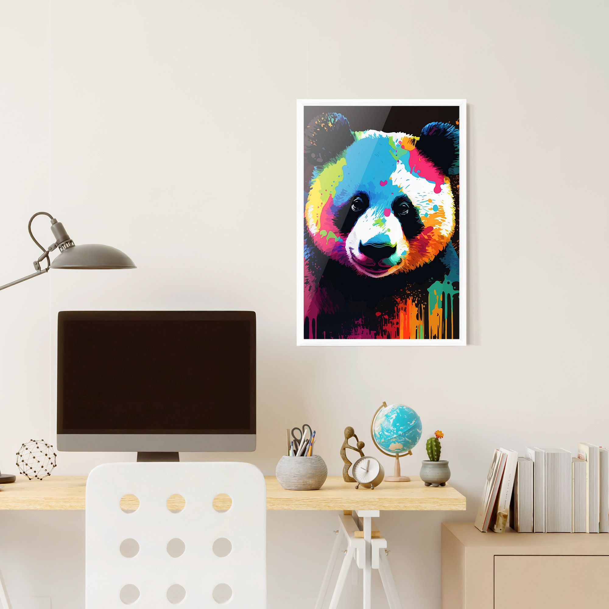 Panda Color Art mockup 6