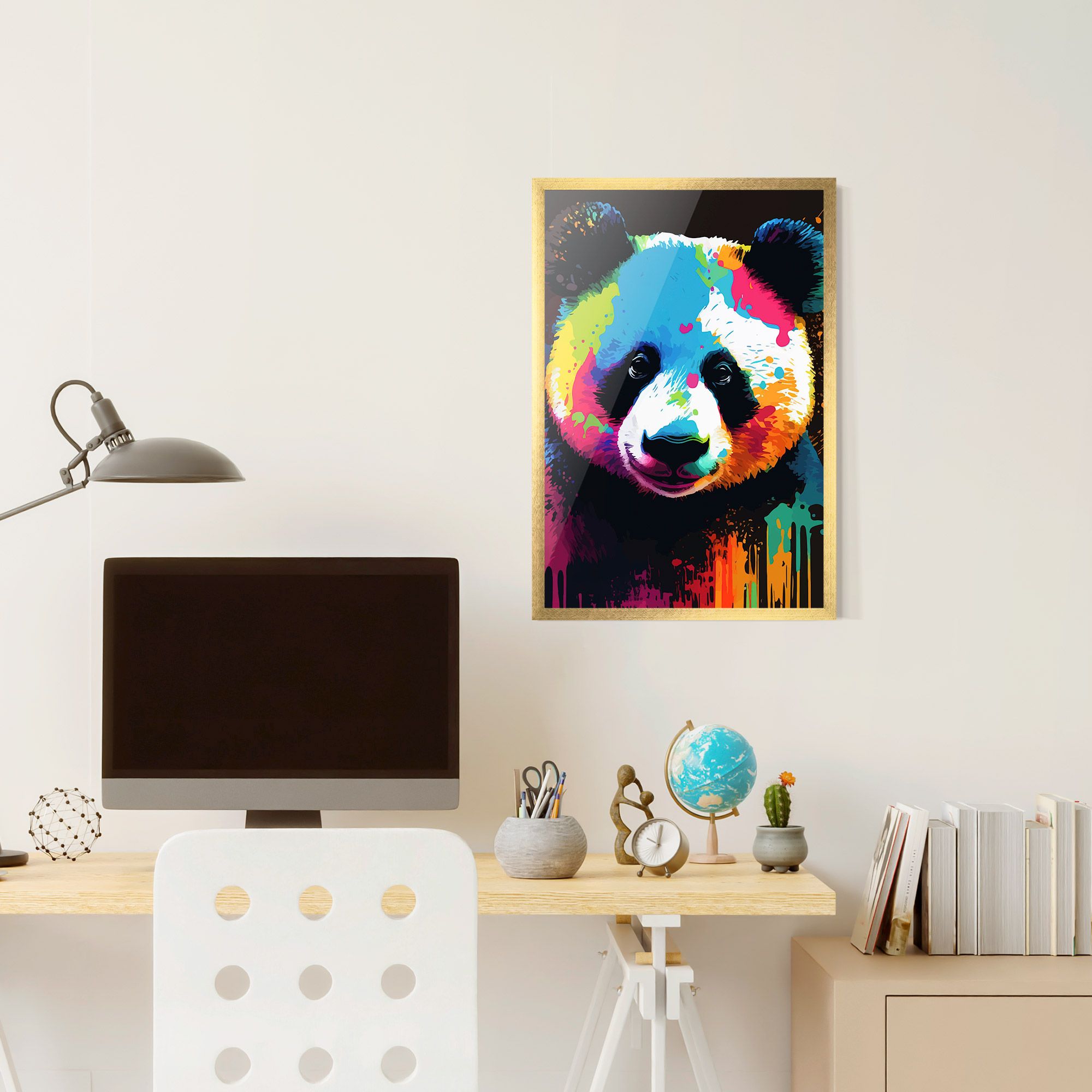 Panda Color Art mockup 6
