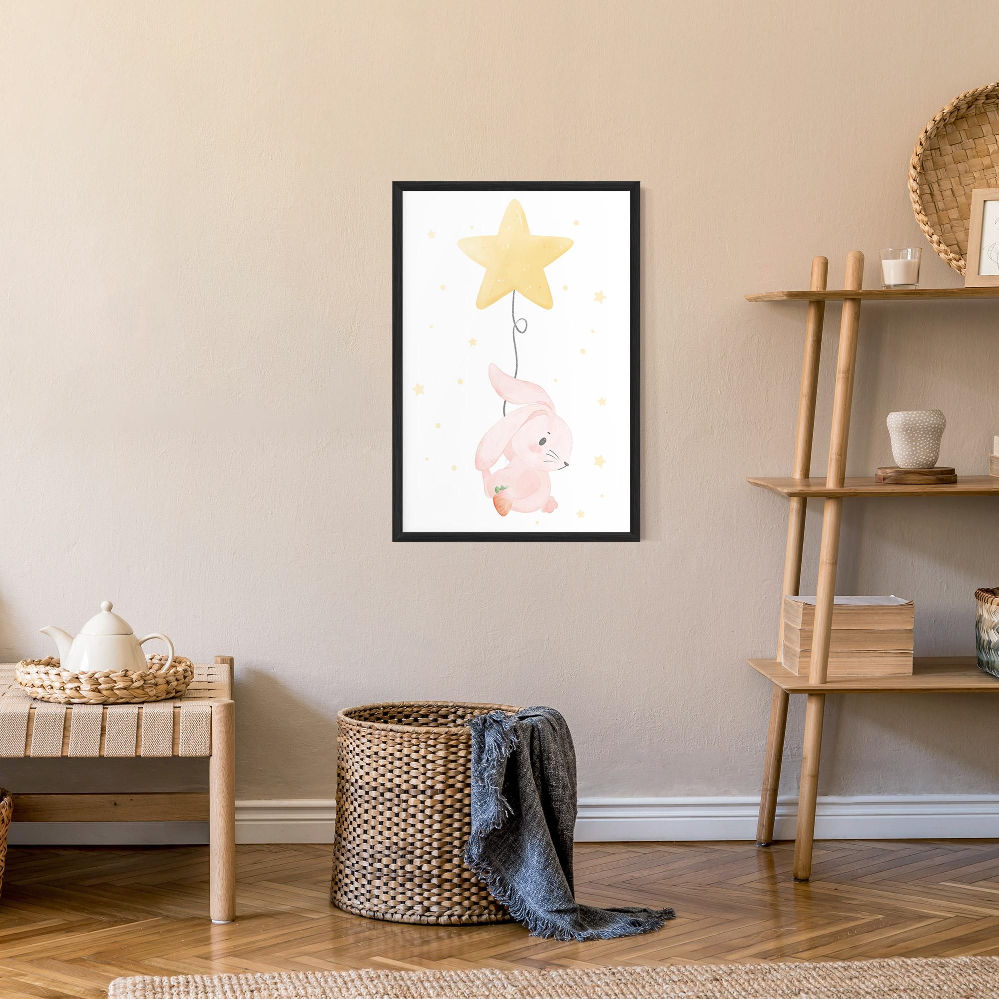 Gerahmte Poster Star Bunny mockup 9