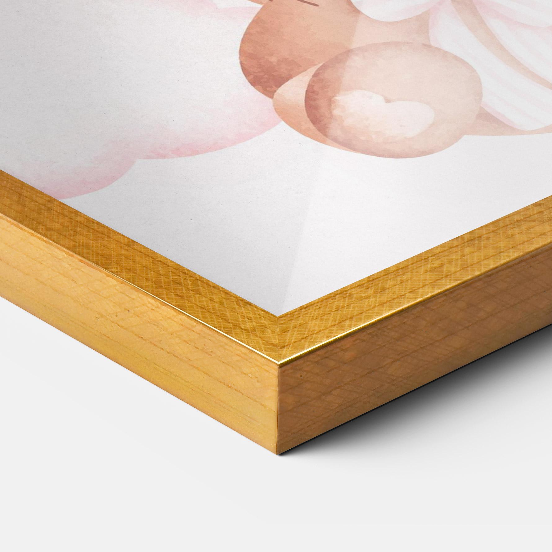 Gerahmte Poster Balloons Bear mockup 3