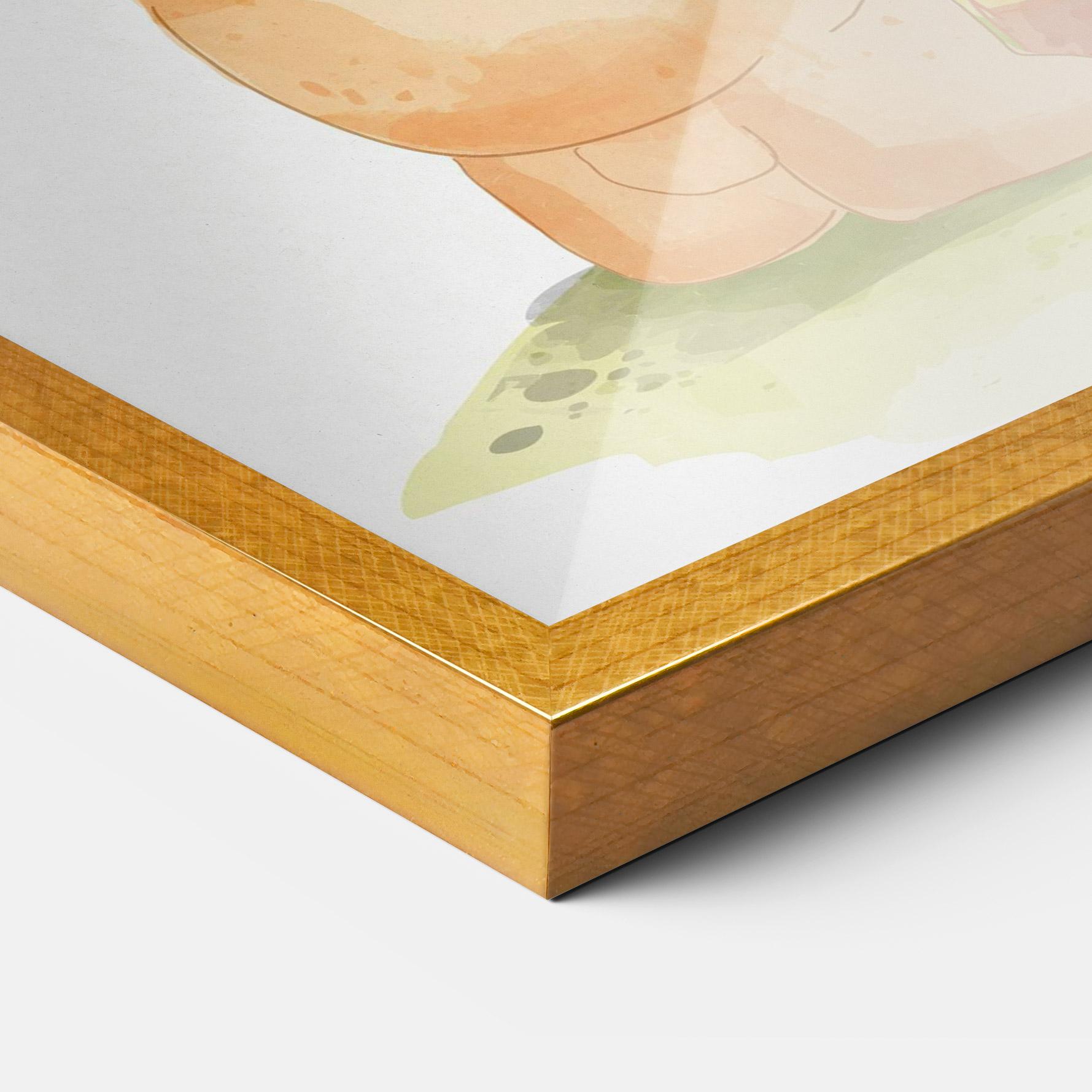 Gerahmte Poster Lion Moon mockup 3