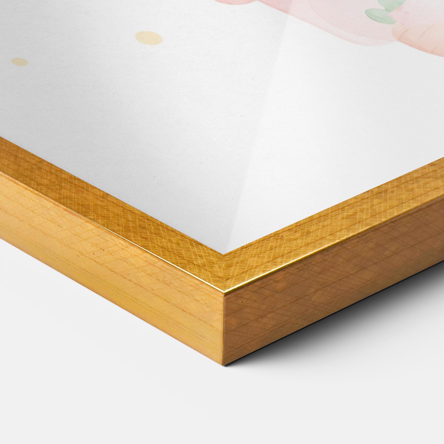 Gerahmte Poster Star Bunny mockup 3