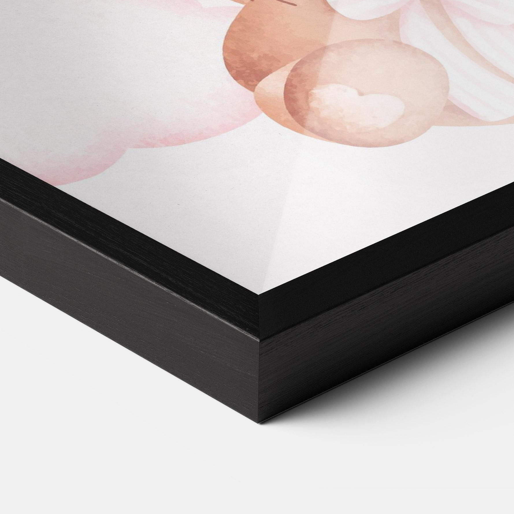 Gerahmte Poster Balloons Bear mockup 3