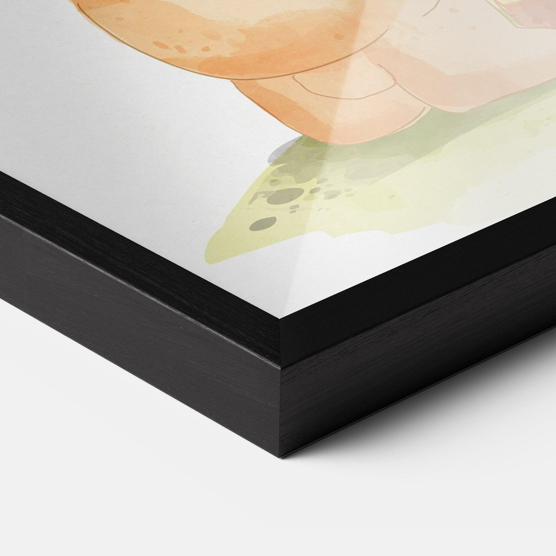 Gerahmte Poster Lion Moon mockup 3