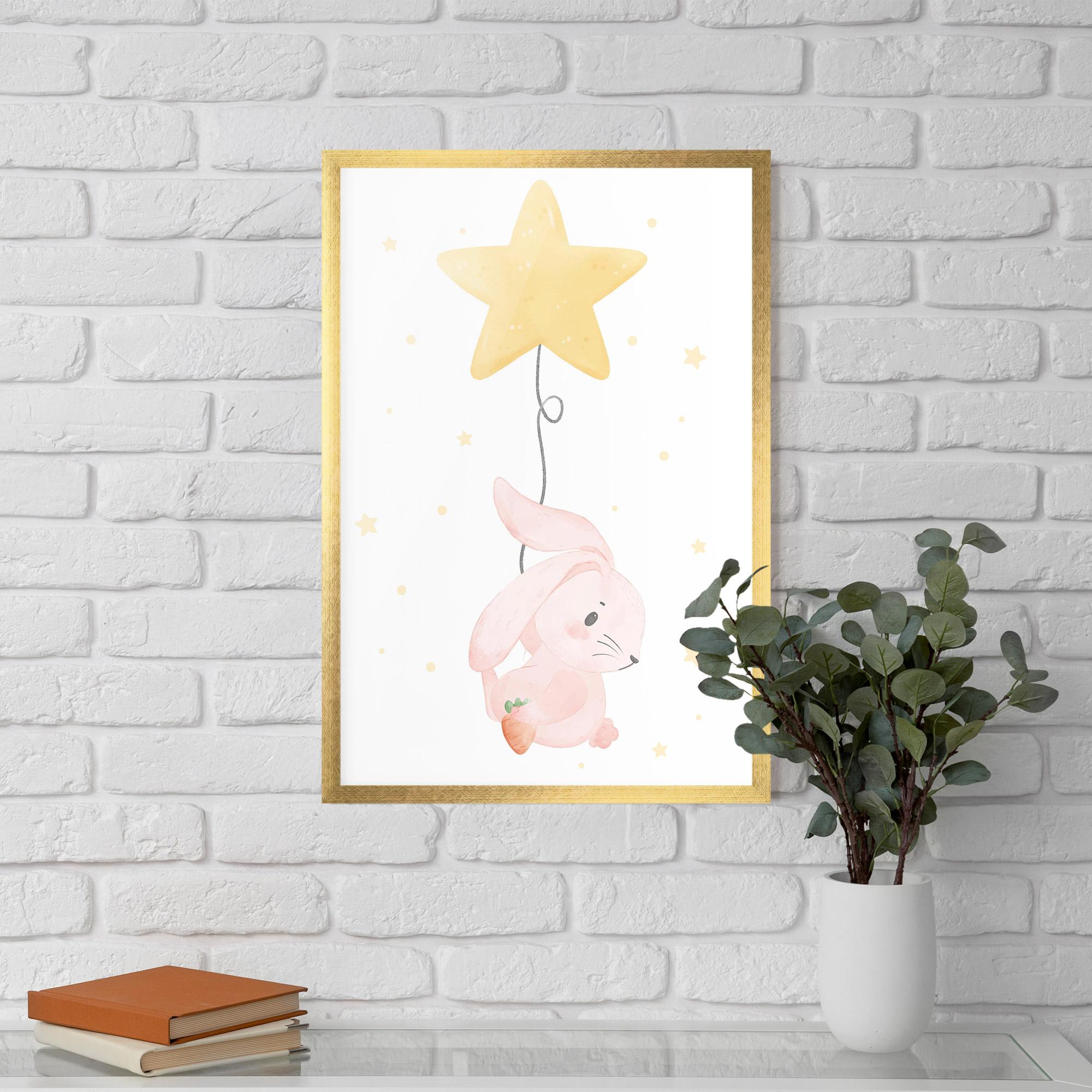 Gerahmte Poster Star Bunny mockup 5