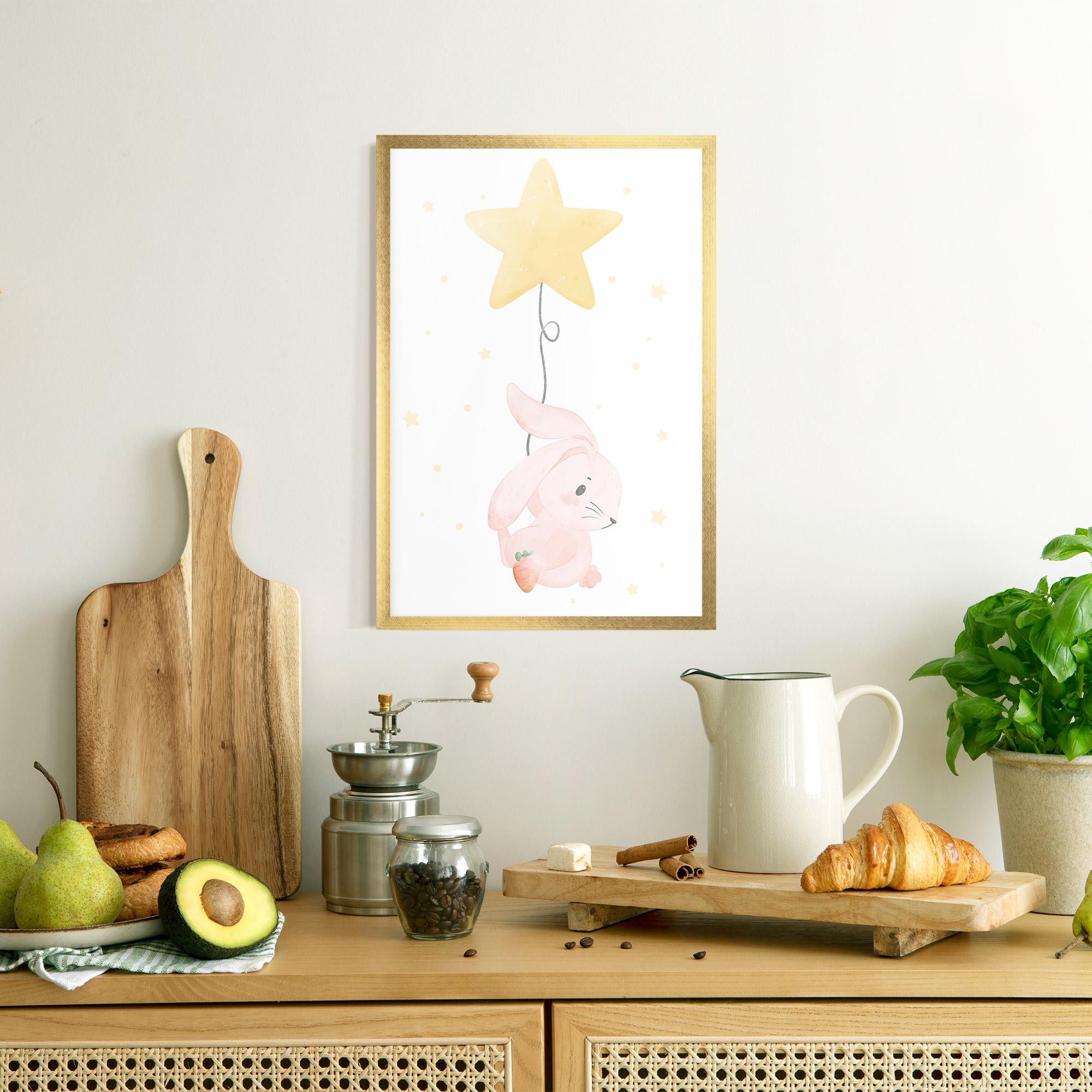 Gerahmte Poster Star Bunny mockup 8