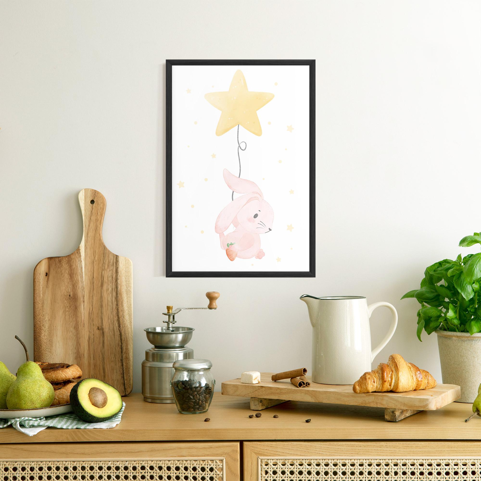 Gerahmte Poster Star Bunny mockup 8