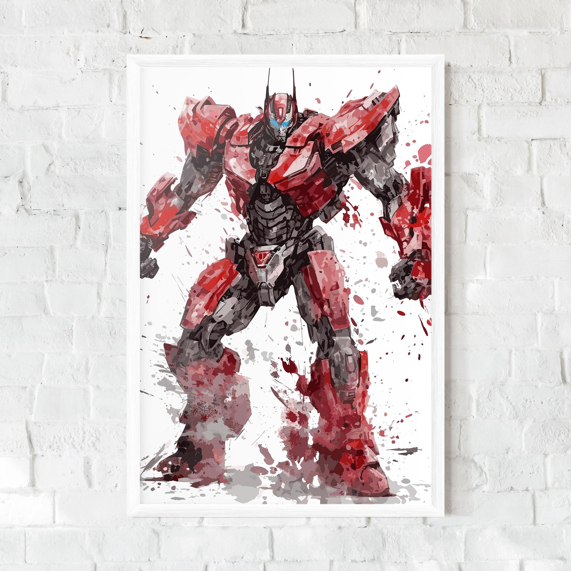 Gerahmte Poster Red Sentinel Prime mockup 0