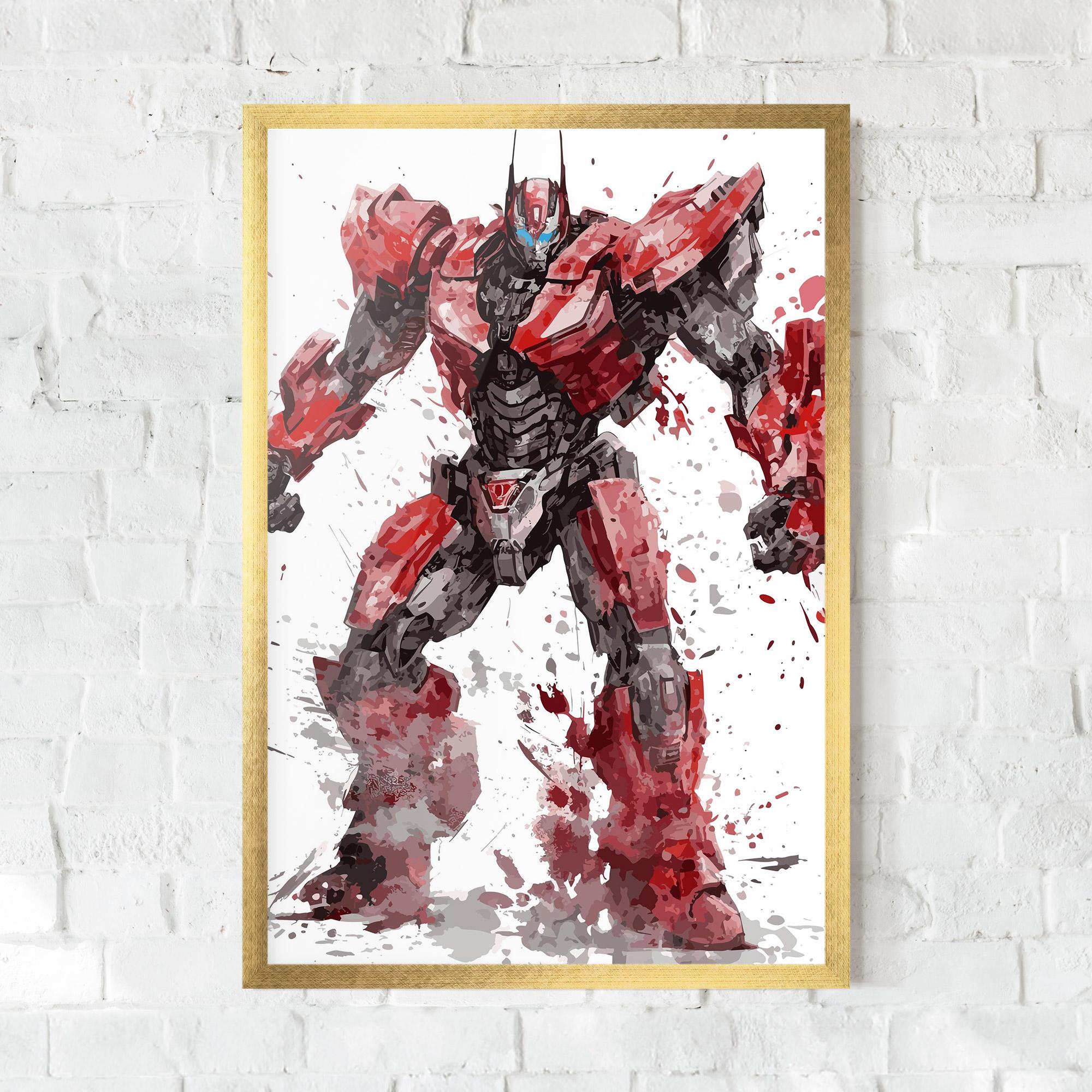 Gerahmte Poster Red Sentinel Prime mockup 0