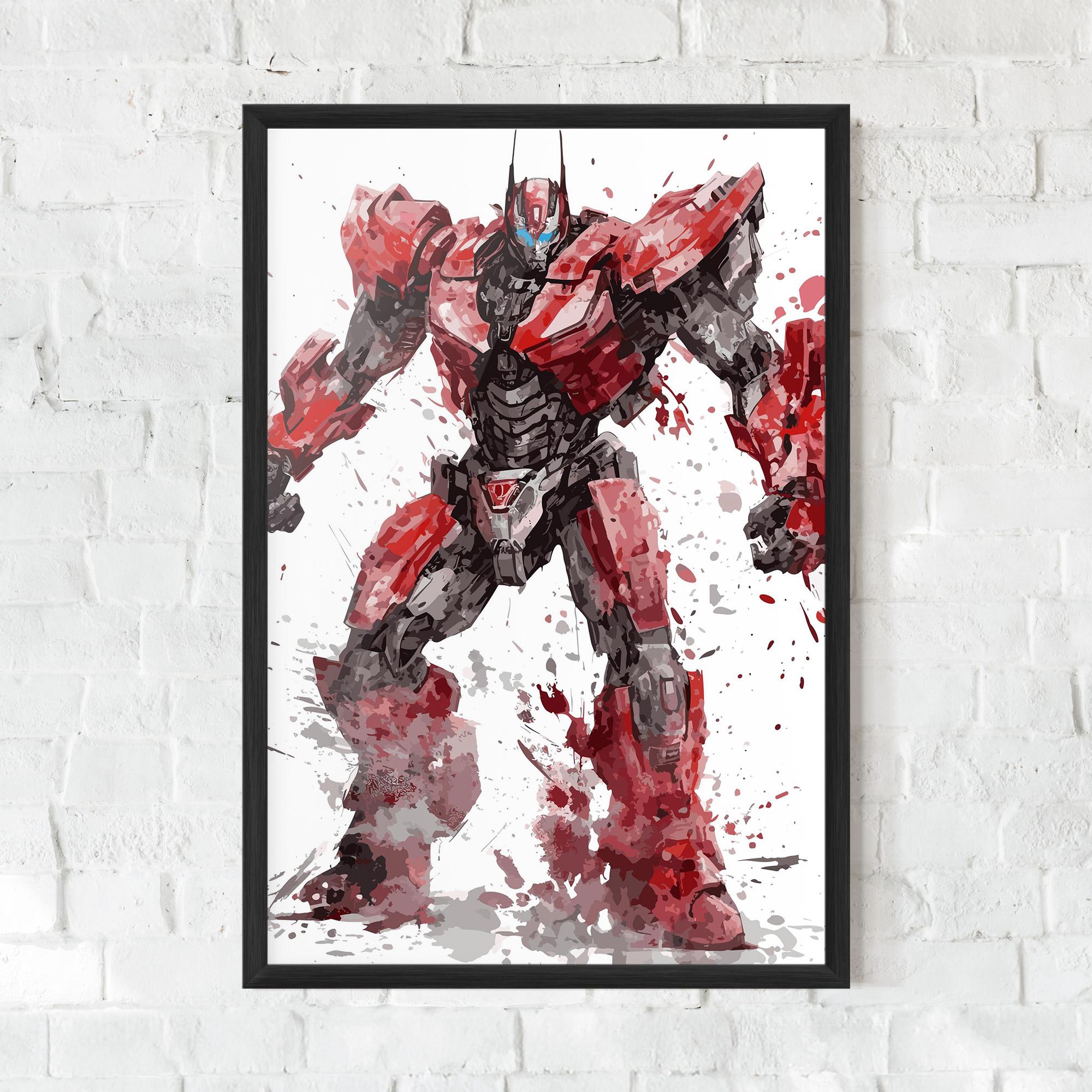 Gerahmte Poster Red Sentinel Prime mockup 0