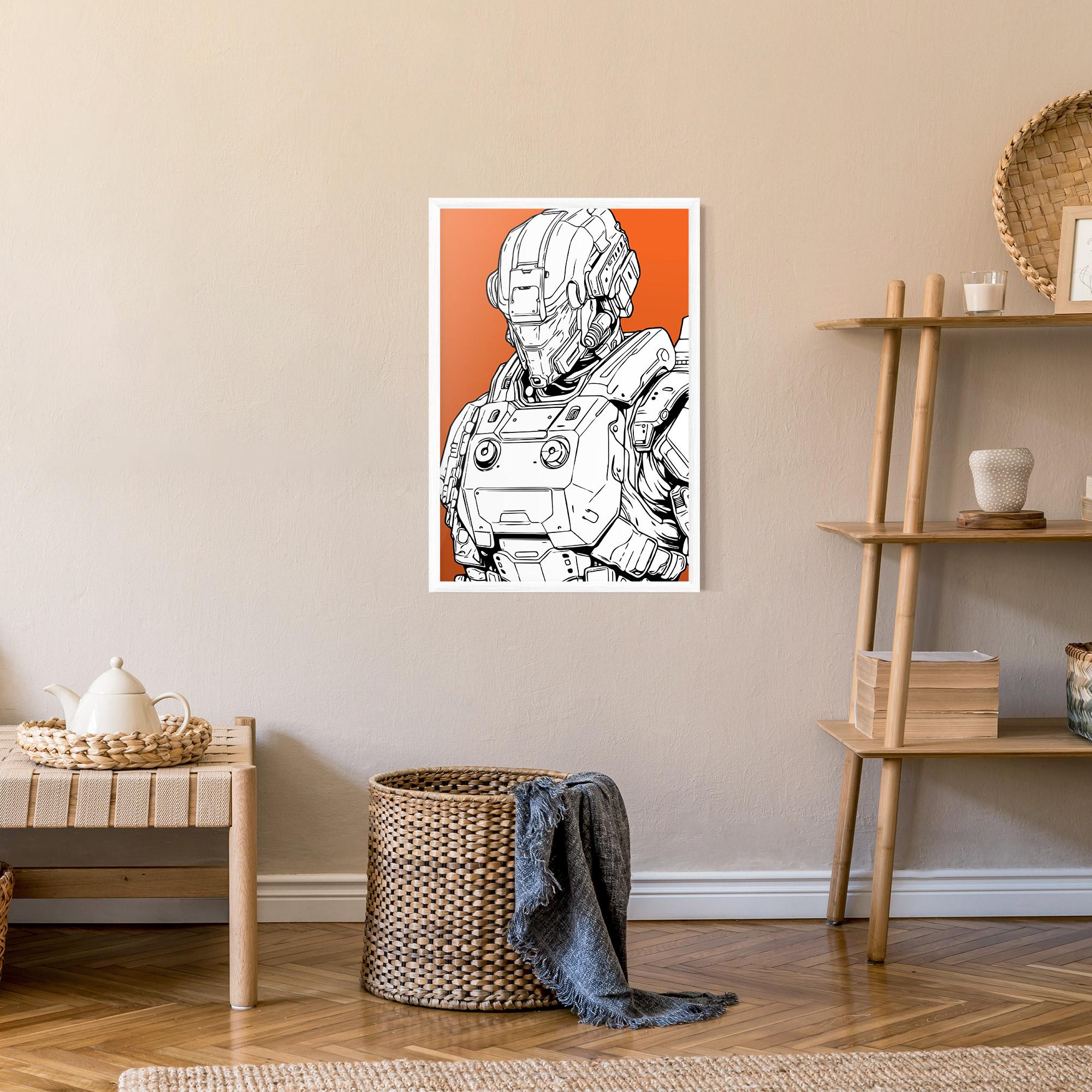 Gerahmte Poster Robotech Armor mockup 9